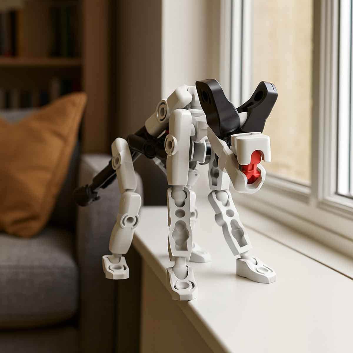 Zpiiel FiGZ Wolf Blocks Figure Unisex, 5-7 Years