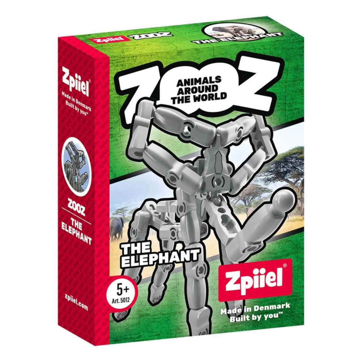 Zpiiel ZooZ - The Elephant Blocks Figure Unisex, 5-7 Years