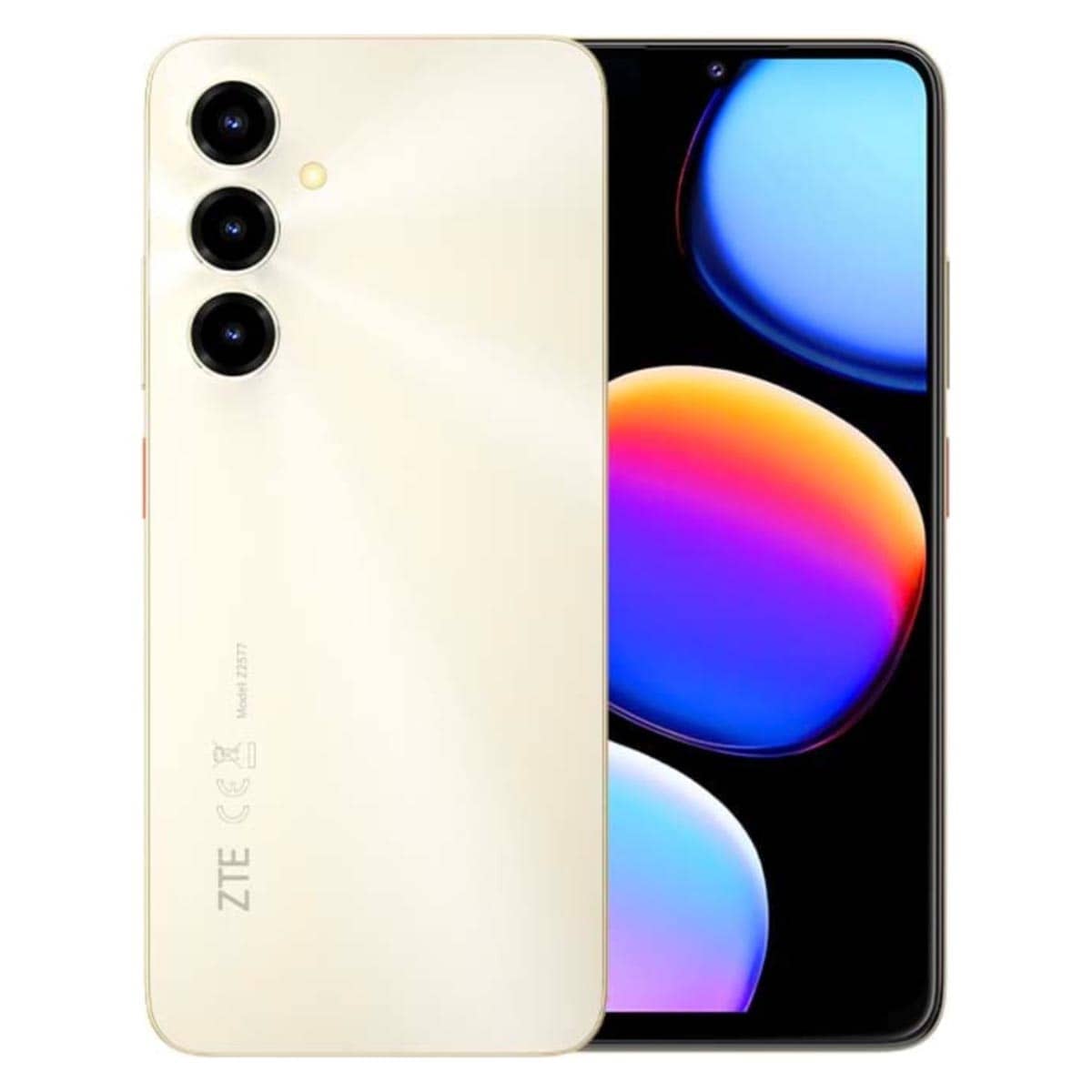 زد تي إي نوبيا V80 Max، جوال بتقنية 4G بنظام أندرويد (4GB + 256GB)، إصدار السعودية - ذهبي أوريليا