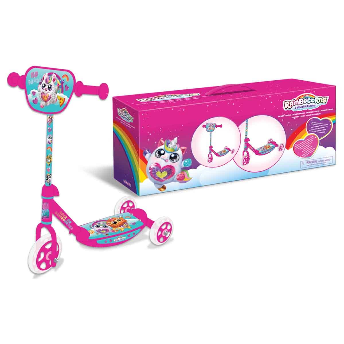 Zuru 3WS-RC-101 Rainbocorns 3 Wheeled Scooter Girls, 3-4 Years