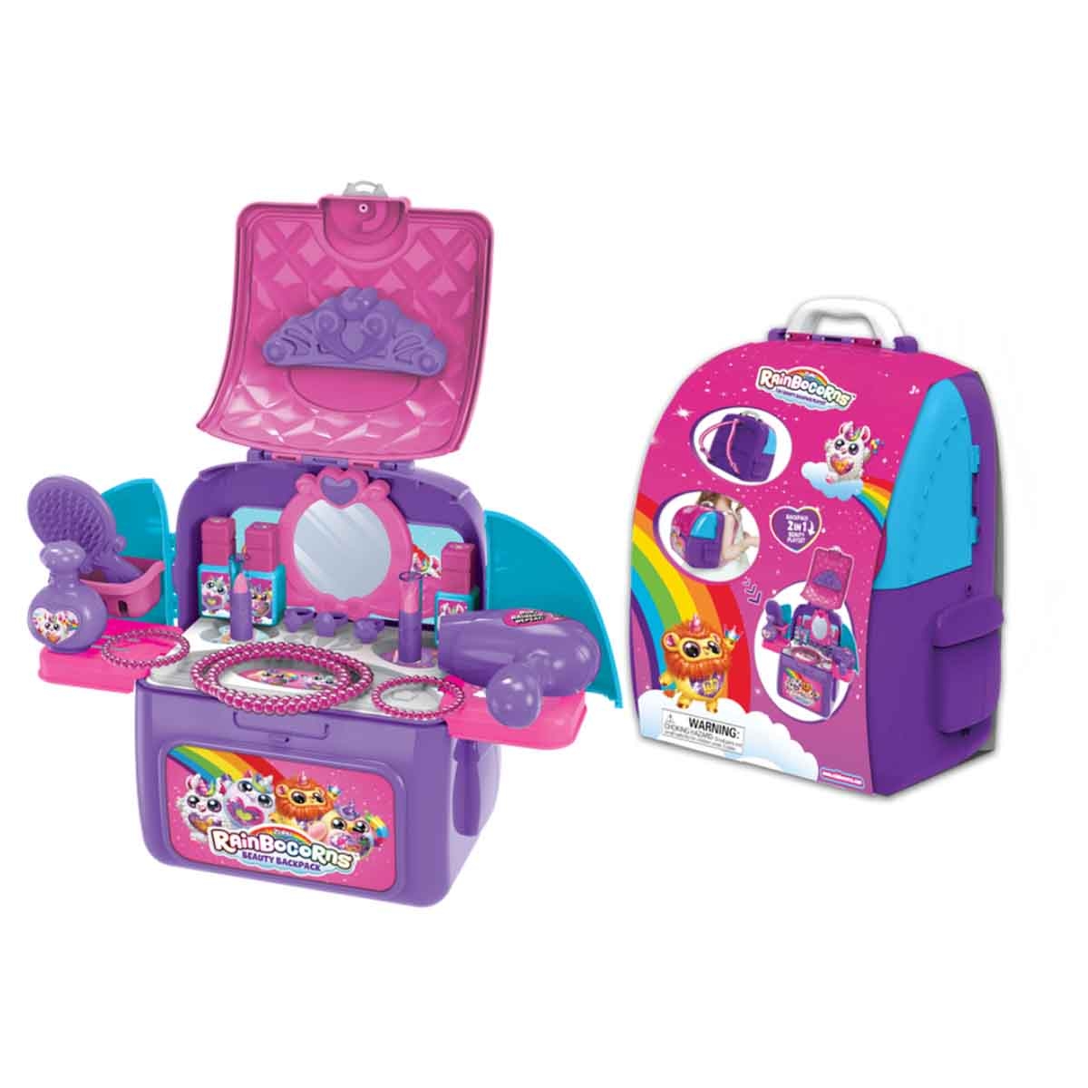 Zuru Rainbocorns 2-in-1 Beauty in Backpack Playset Girls, 3-4 Years