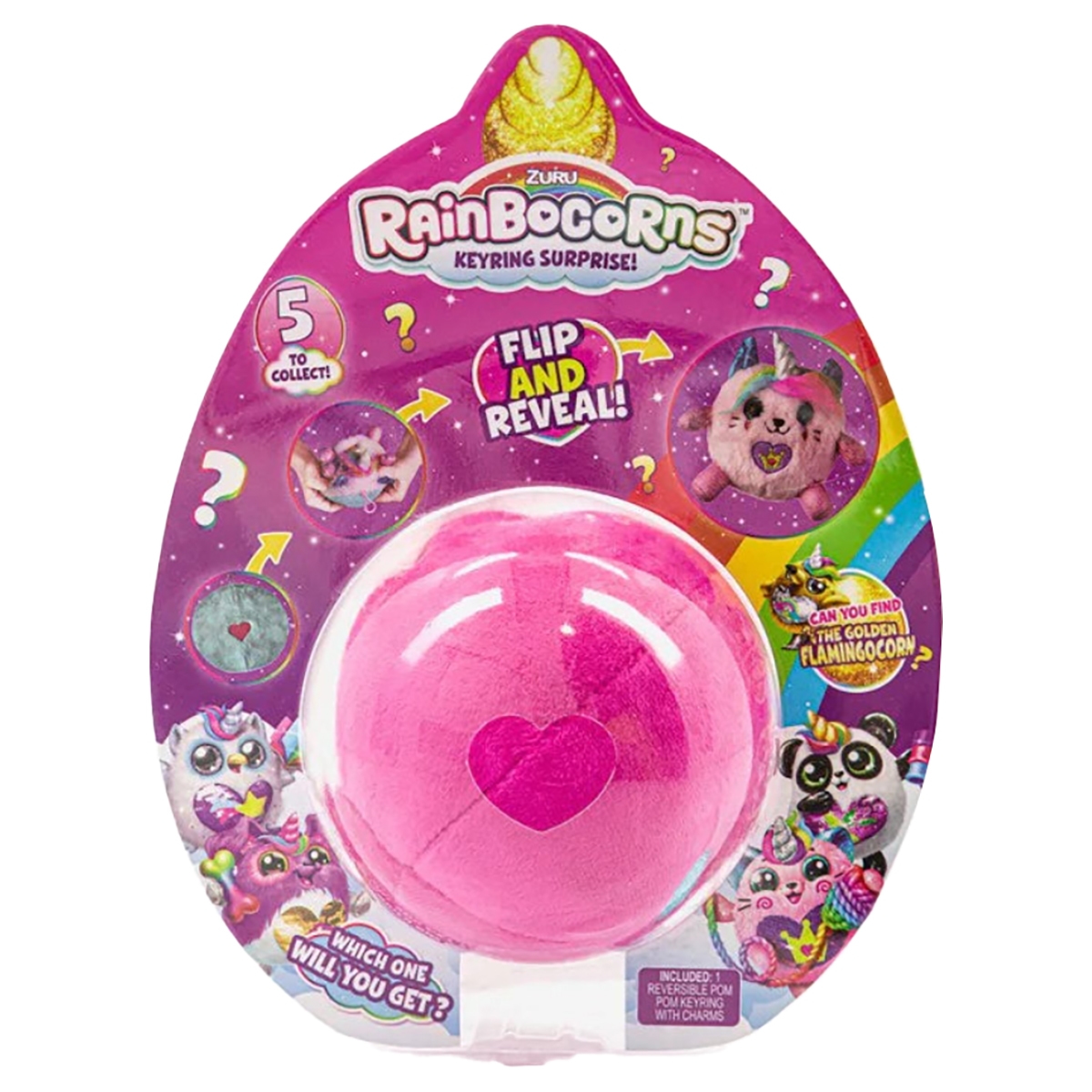 Zuru Rainbocorns 2 in 1 Surprise Keyring Girls, 5-7 Years