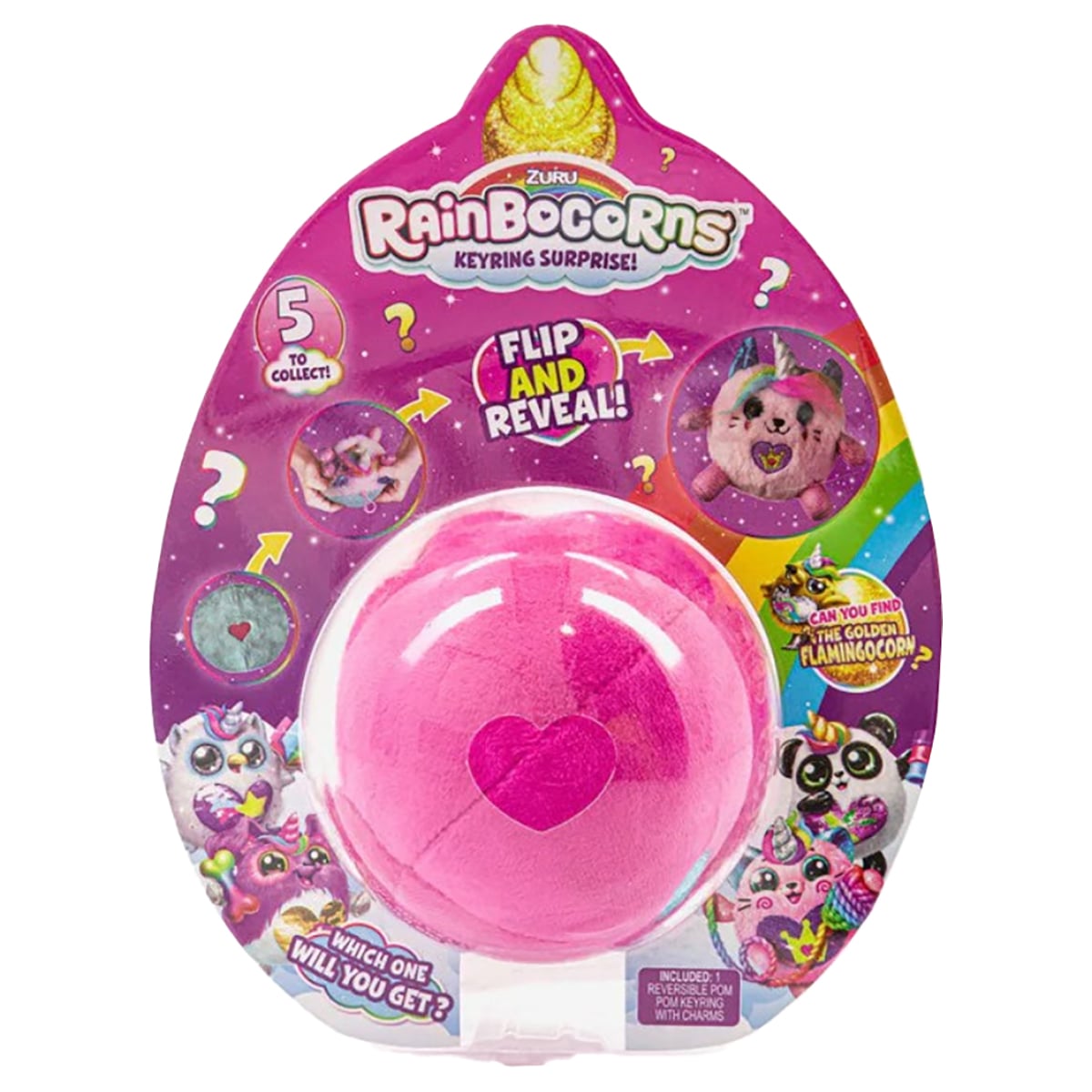 Zuru Rainbocorns 2 in 1 Surprise Keyring Girls, 5-7 Years