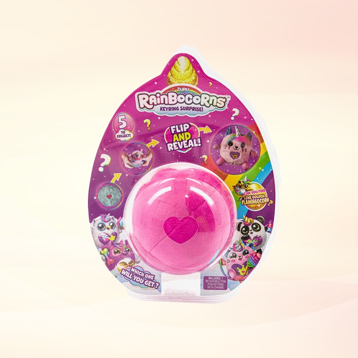 Zuru Rainbocorns 2 in 1 Surprise Keyring Girls, 5-7 Years