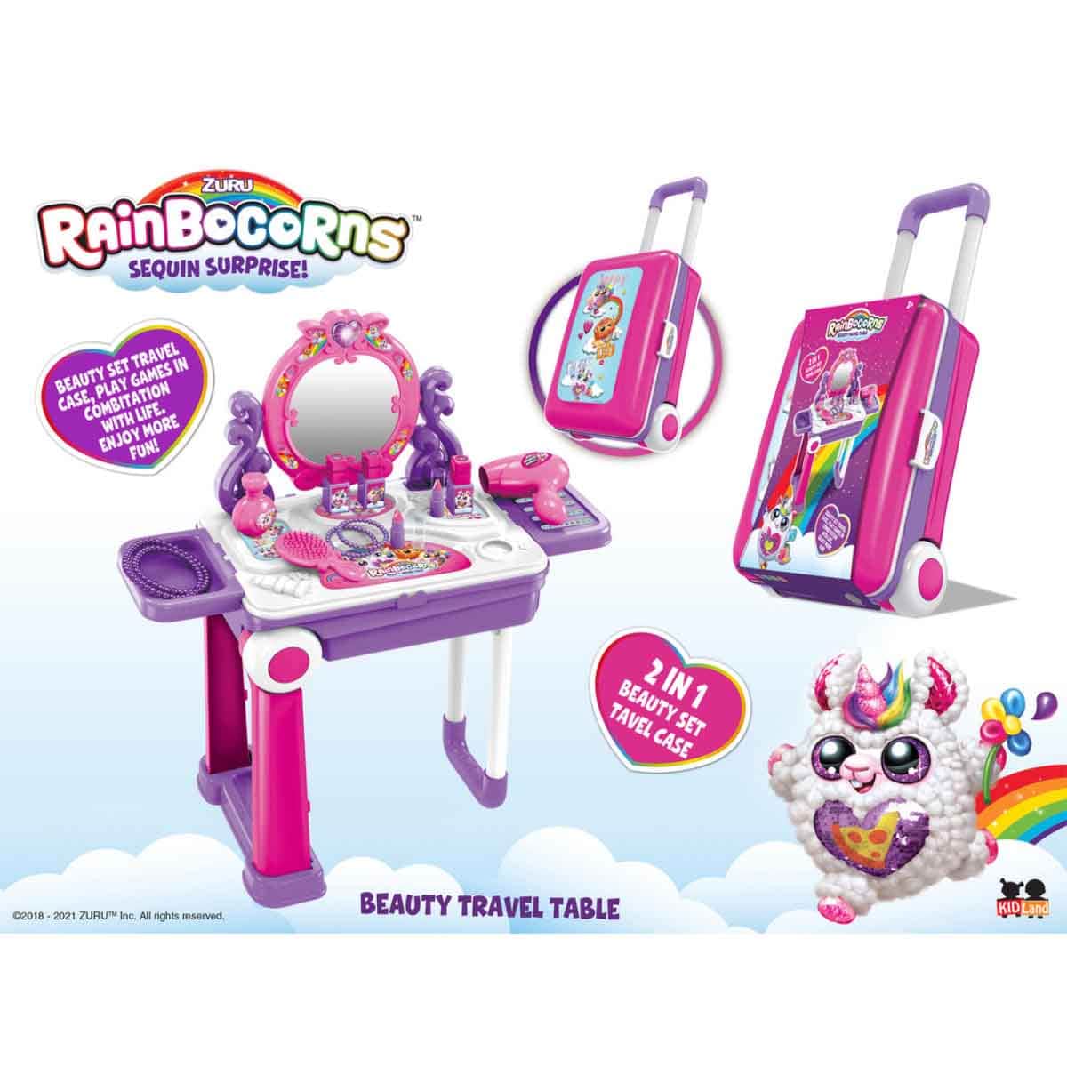 Zuru Rainbocorns 3-in-1 Make-Up in Suitcase Playset Girls, 3-4 Years