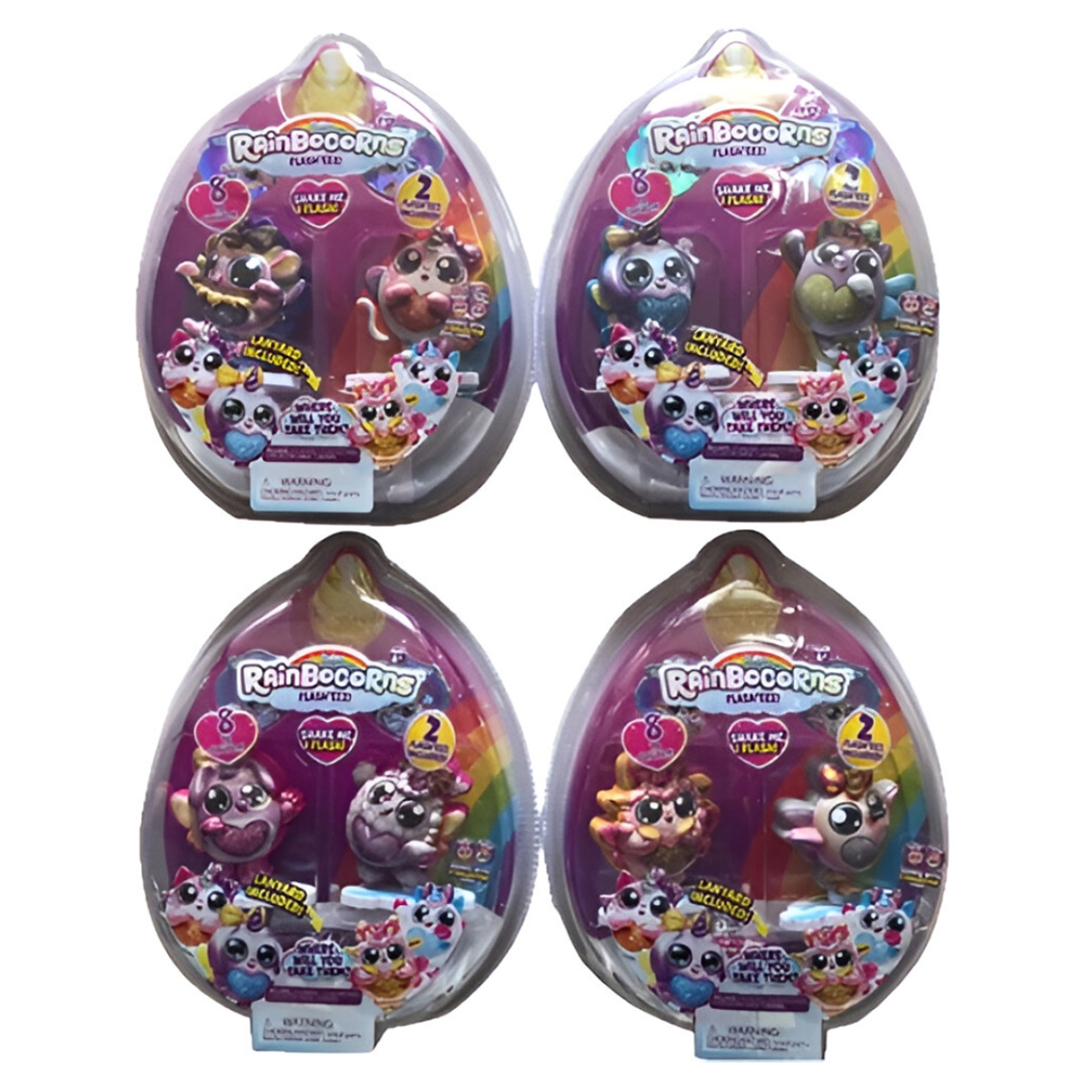 Zuru Rainbocorns Assorted Flasheez Girls, 5-7 Years, Pack of 2