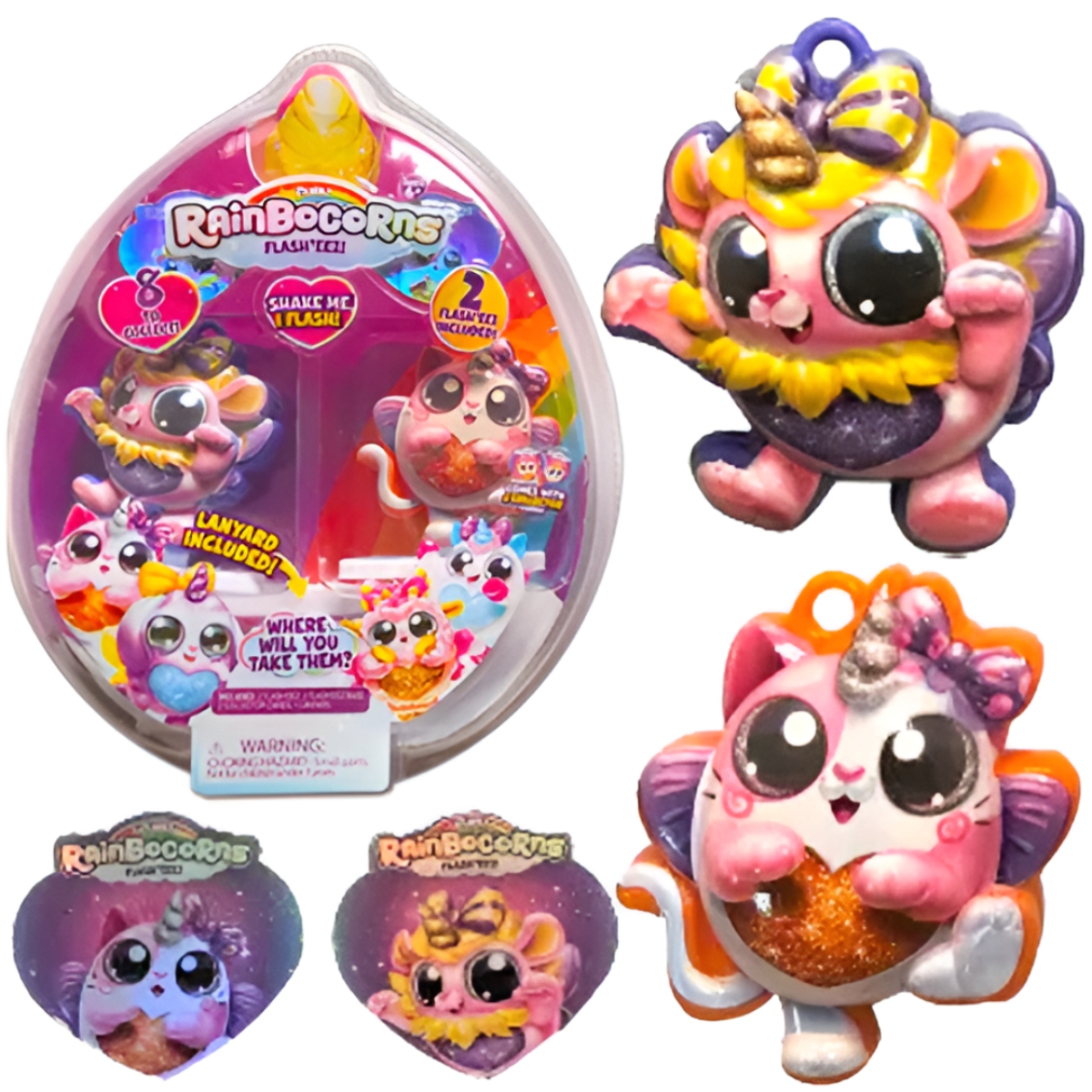 Zuru Rainbocorns Assorted Flasheez Girls, 5-7 Years, Pack of 2