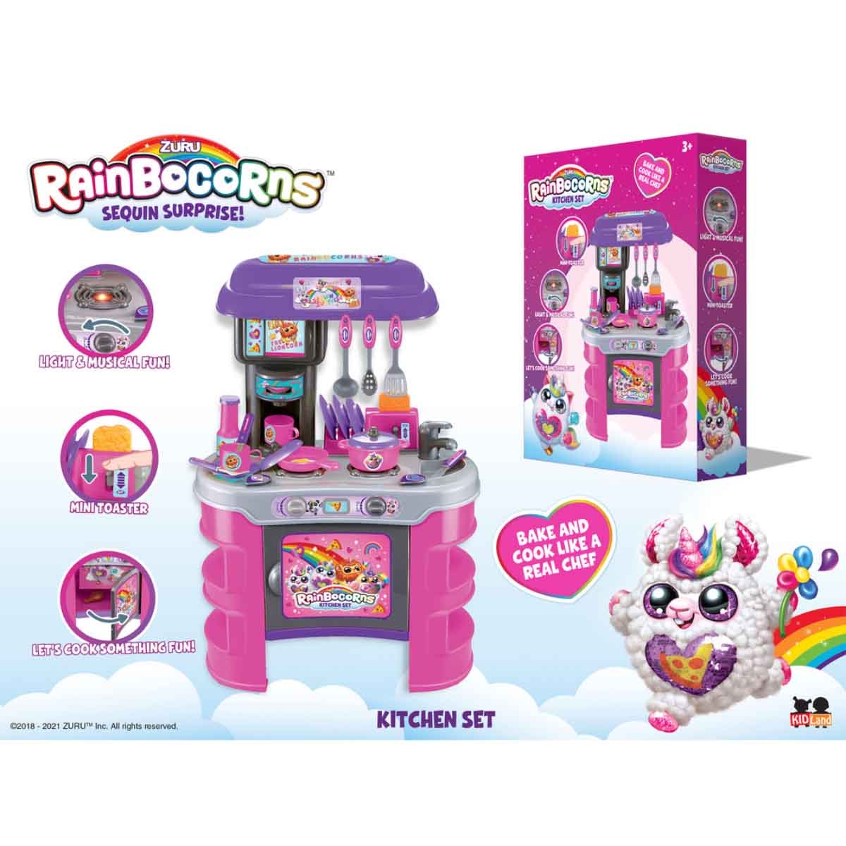 Zuru Rainbocorns Deluxe Kitchen Playset Girls, 3-4 Years