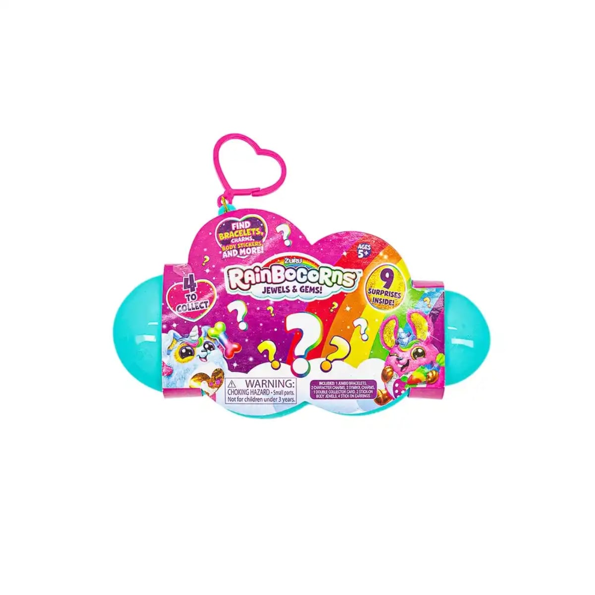 Zuru Rainbocorns Jewels & Gems Case Girls, 5-7 Years