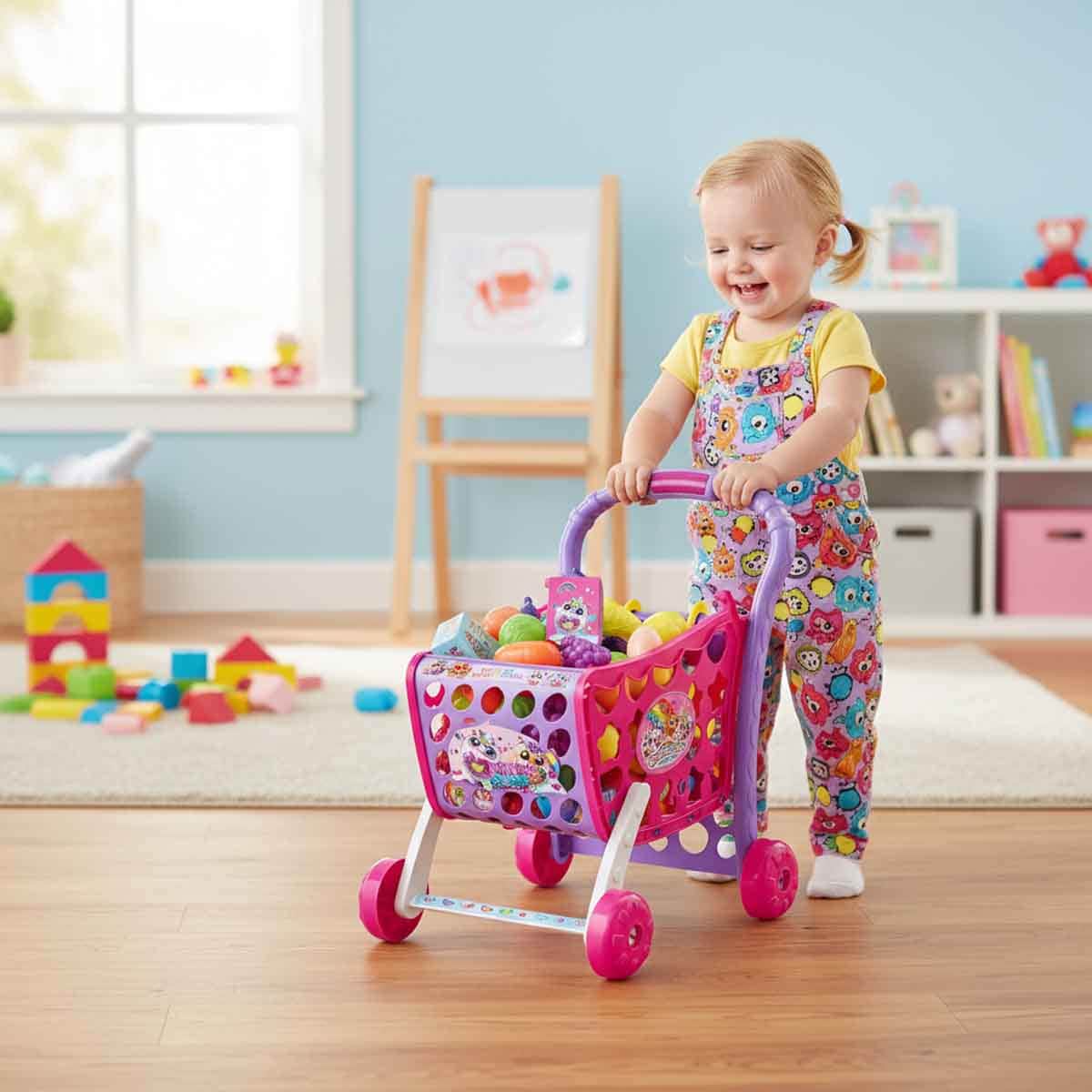 Zuru Rainbocorns Shopping Cart Toy Playset Girls, 3-4 Years