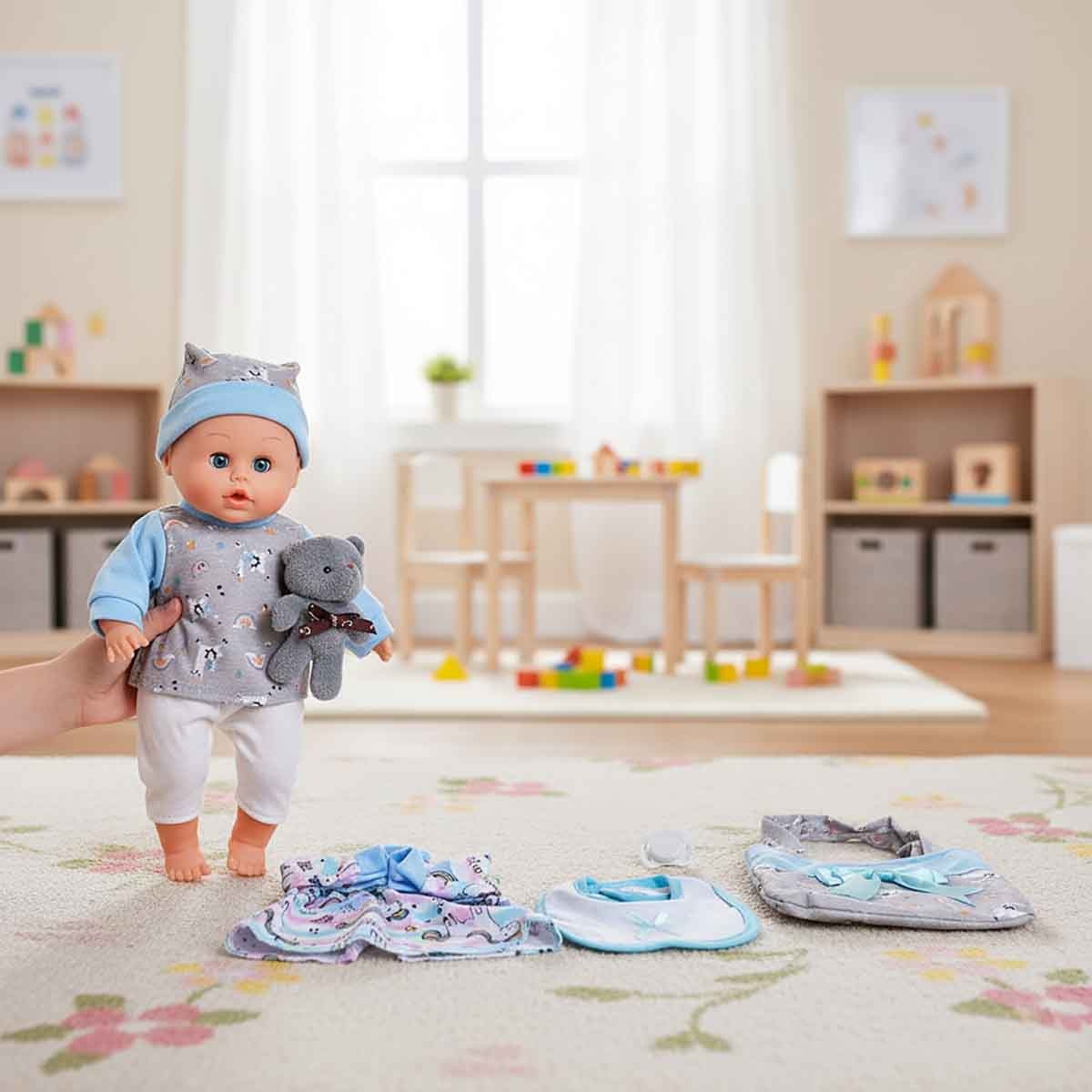 زين يان مجموعة دمية ناعمة الجسم 14 بوصة للبنات، عمر 3-4 سنوات