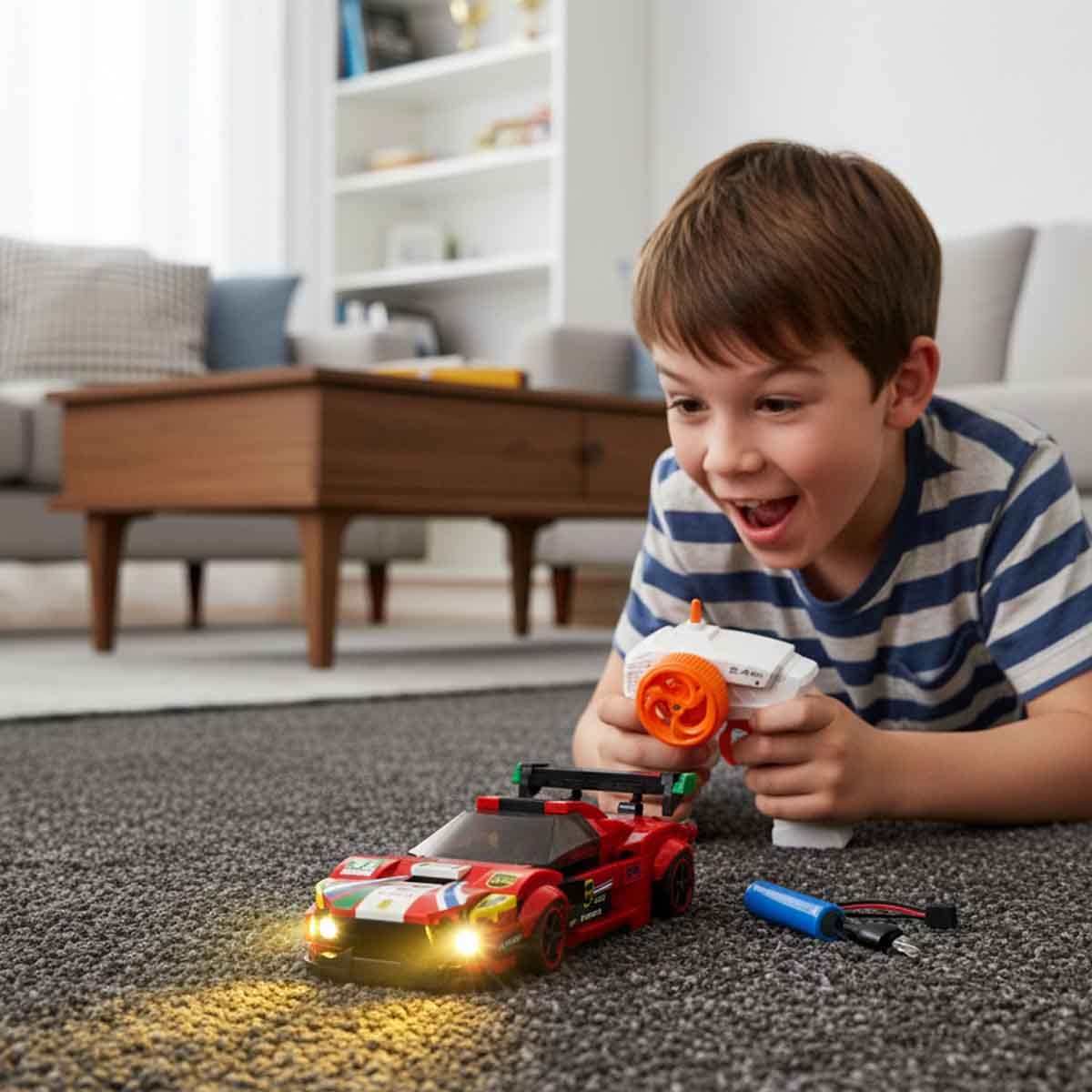 Pingao 2.4G 1:20 Scale 279-Piece Building Block R/C Car Boys, 5-7 Years