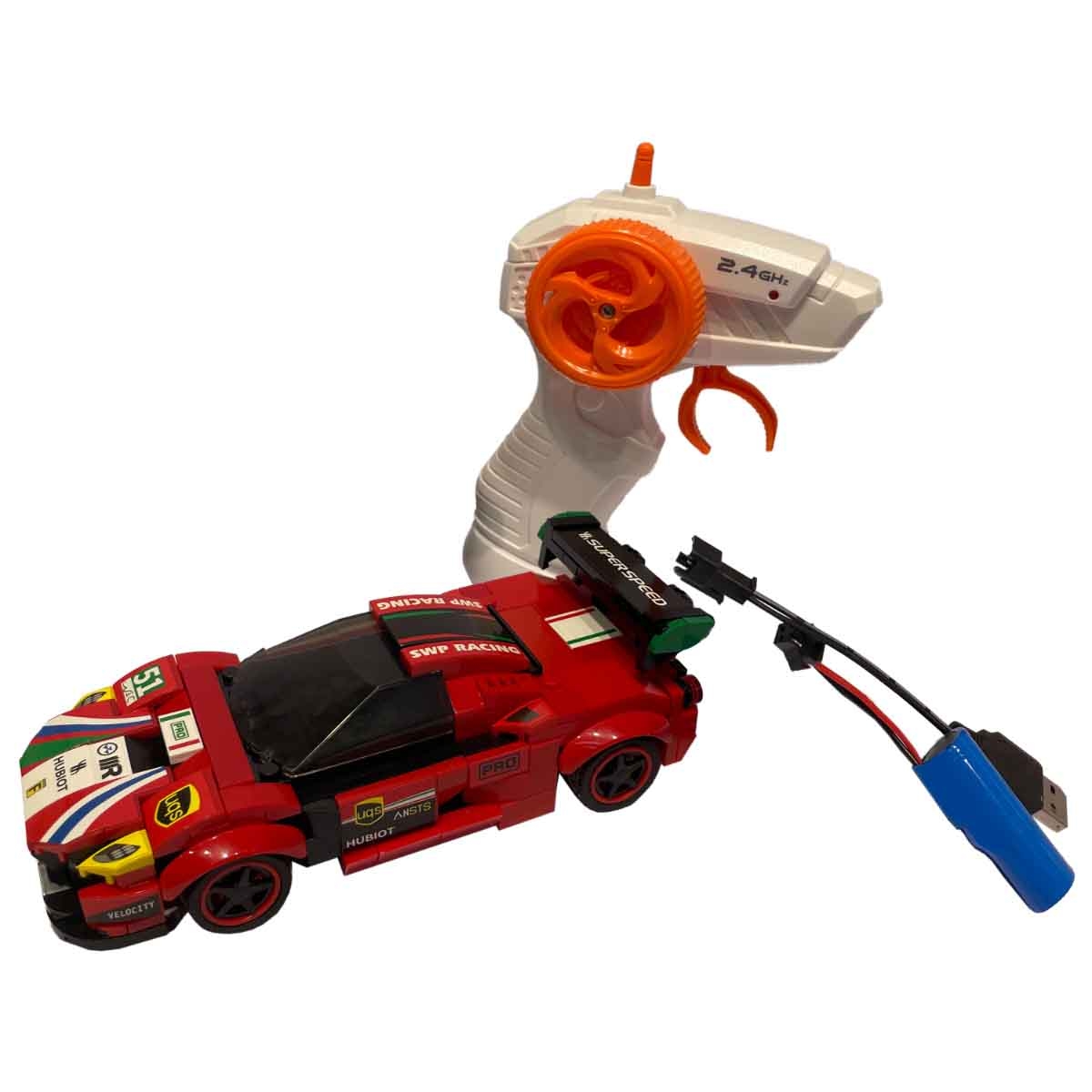 Pingao 2.4G 1:20 Scale 279-Piece Building Block R/C Car Boys, 5-7 Years