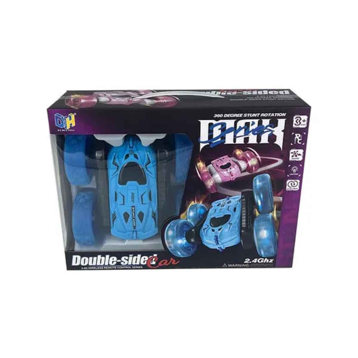 دا هوا تويز سيارة تحكم عن بعد مزدوجة الجوانب منوعة 2.4G للجنسين، من عمر 3-4 سنوات