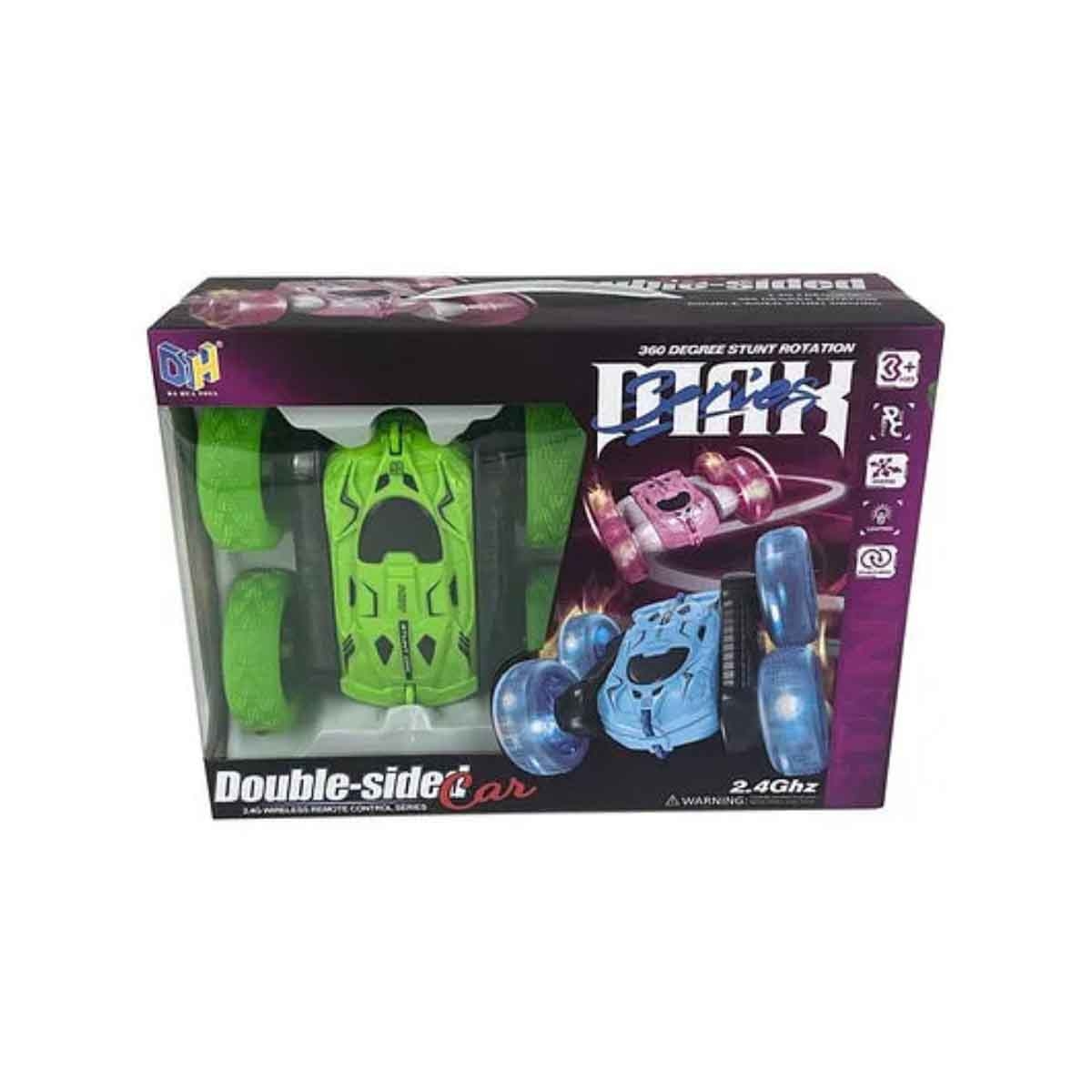 دا هوا تويز سيارة تحكم عن بعد مزدوجة الجوانب منوعة 2.4G للجنسين، من عمر 3-4 سنوات