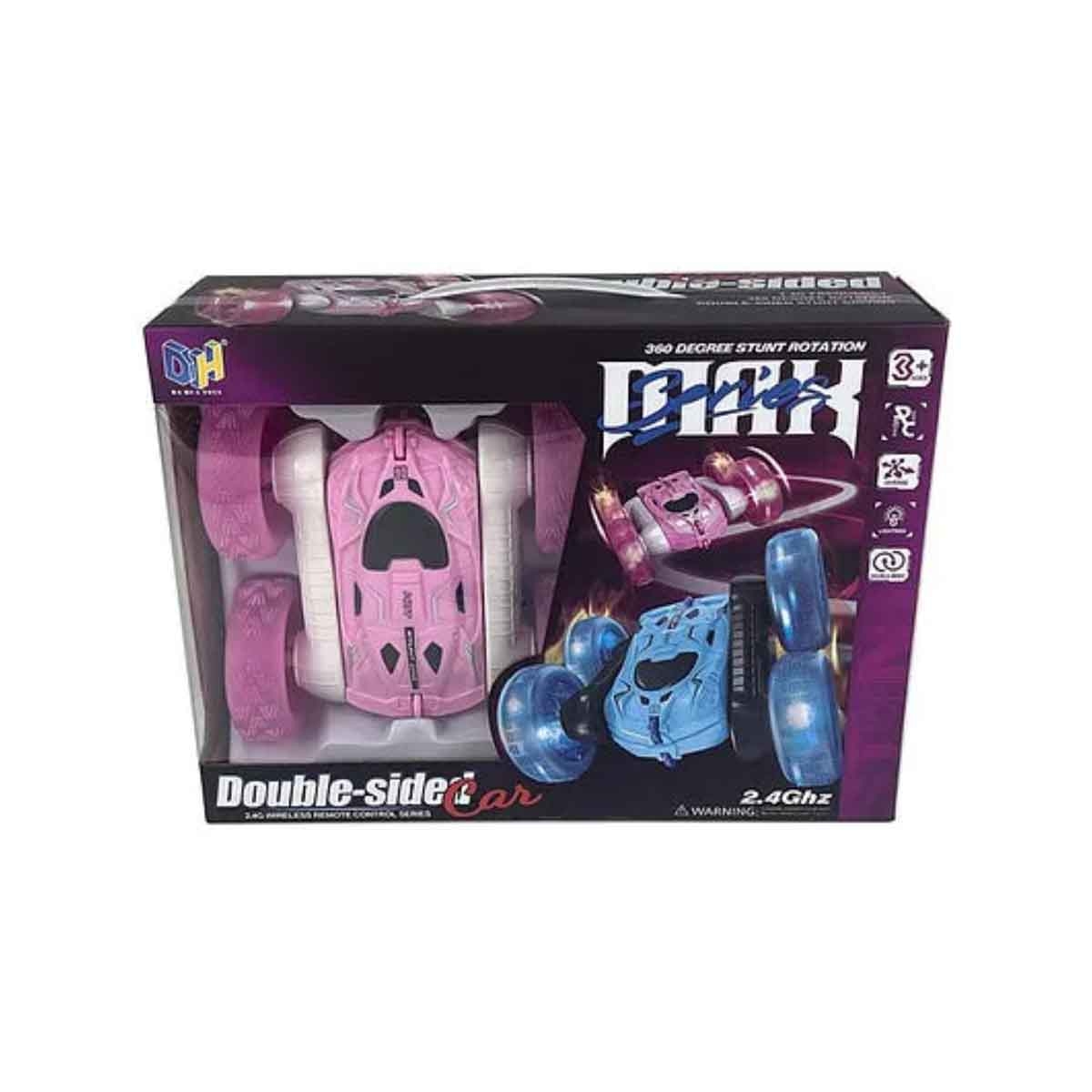دا هوا تويز سيارة تحكم عن بعد مزدوجة الجوانب منوعة 2.4G للجنسين، من عمر 3-4 سنوات