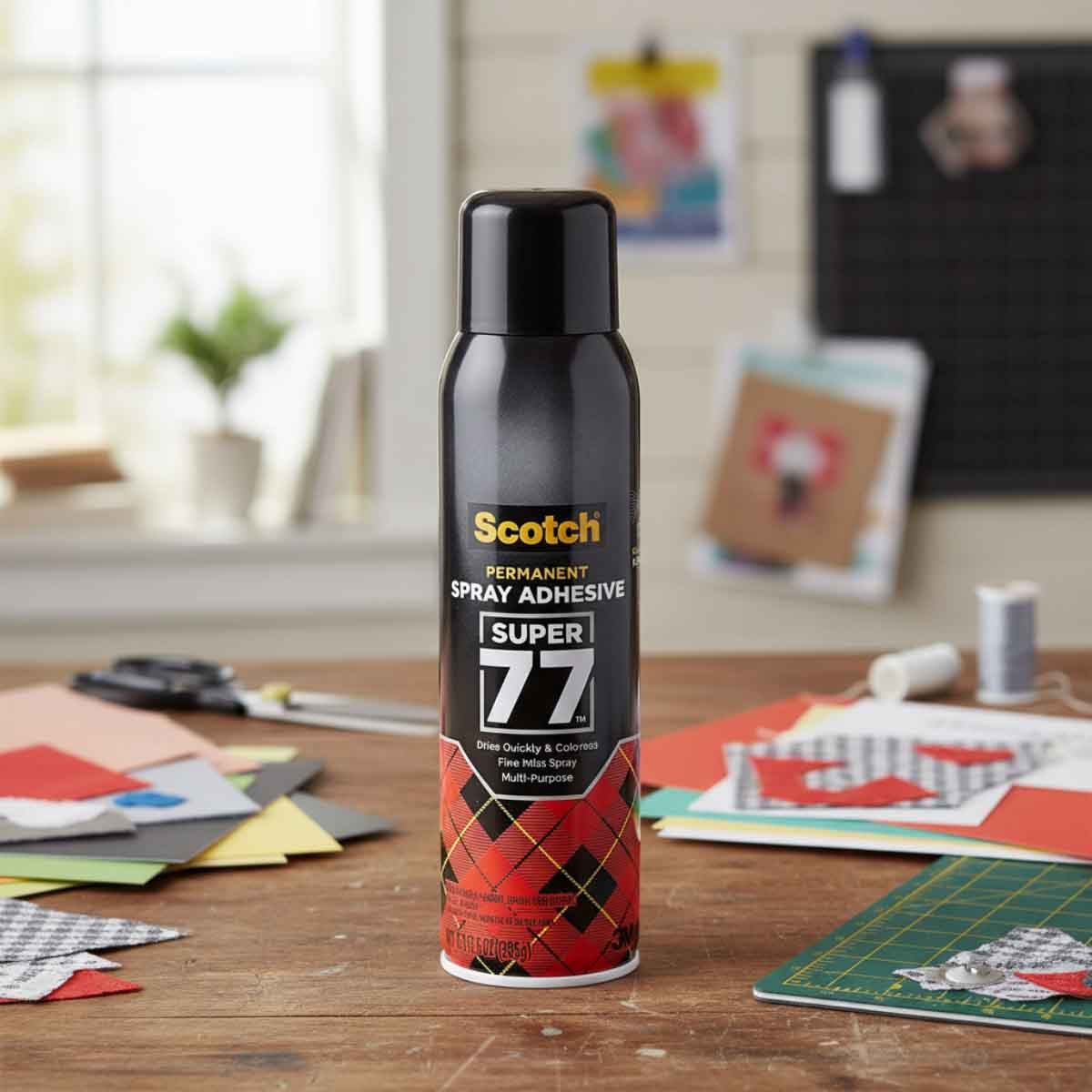 3 ام غراء سبراي سوبر 77 شفاف 24 اونصة