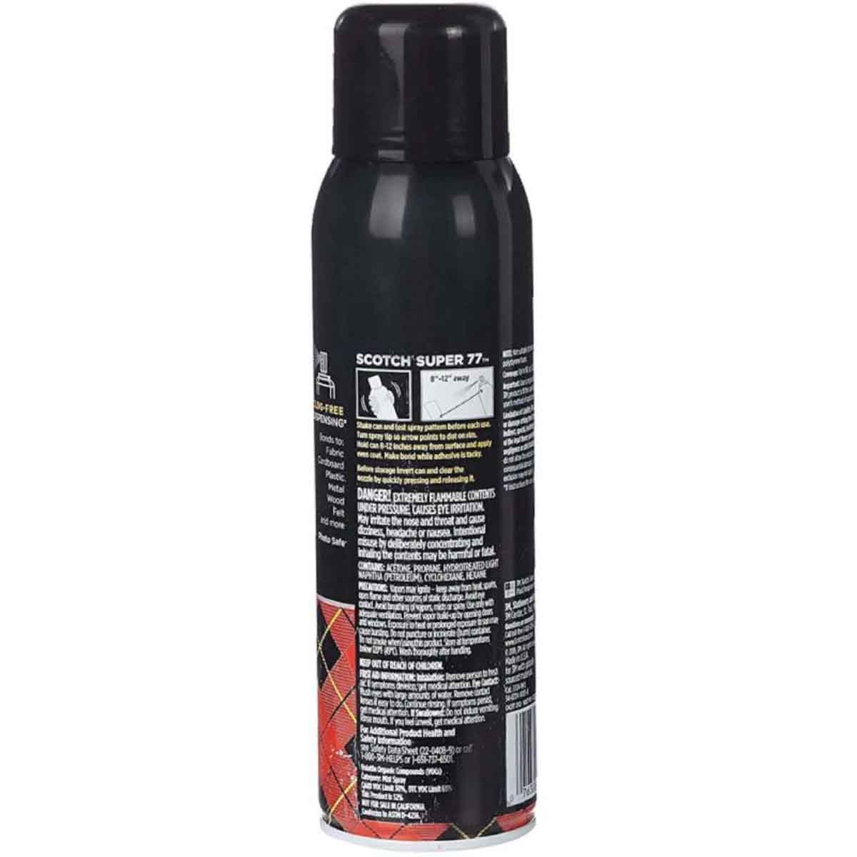 3 ام غراء سبراي سوبر 77 شفاف 24 اونصة