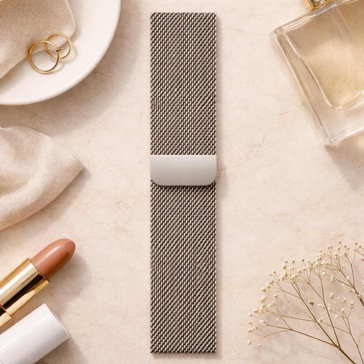 ابل 40mm طبيعي سوار ميلانيز لوب - S/M