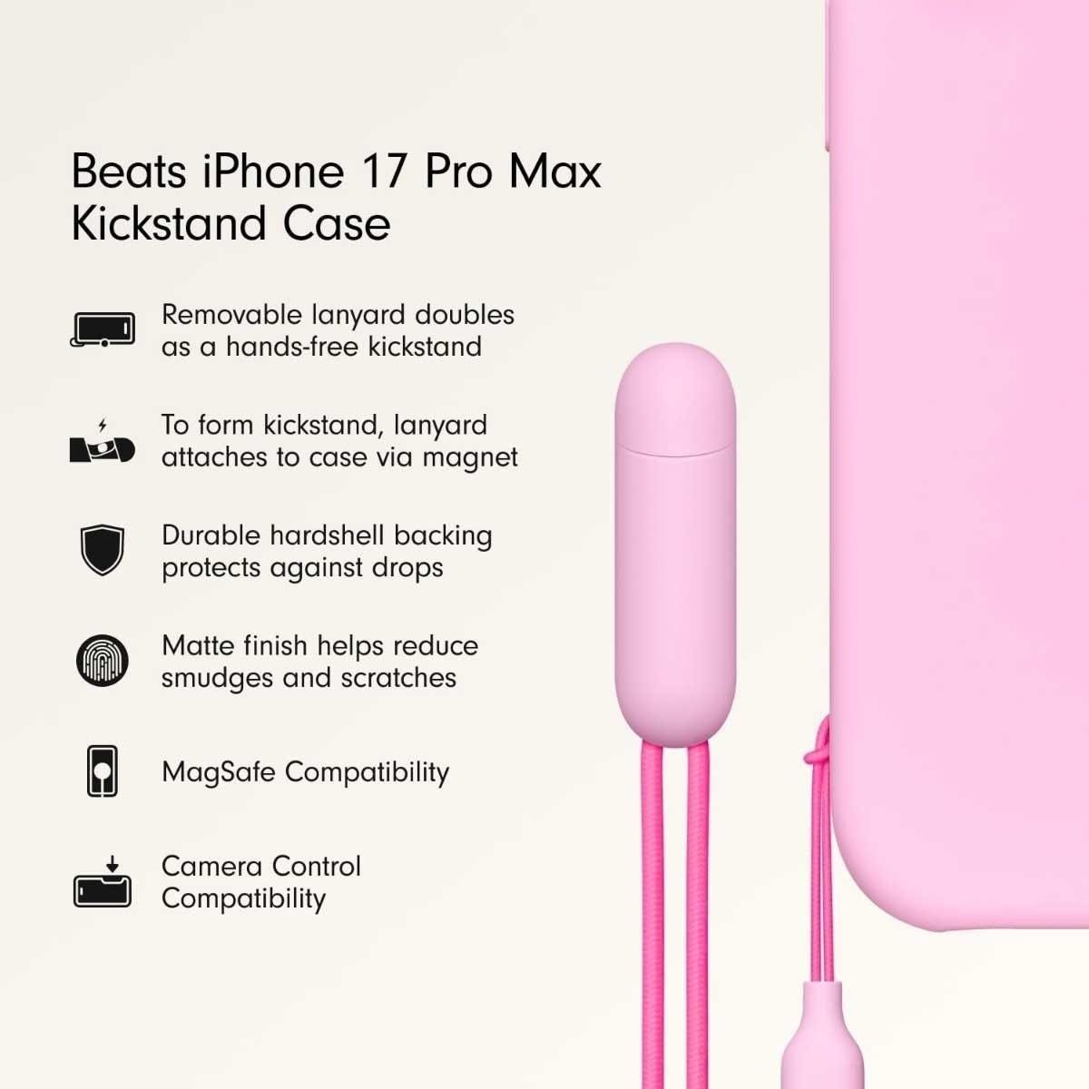 غطاء بيتس بحامل مع MagSafe والتحكم بالكاميرا