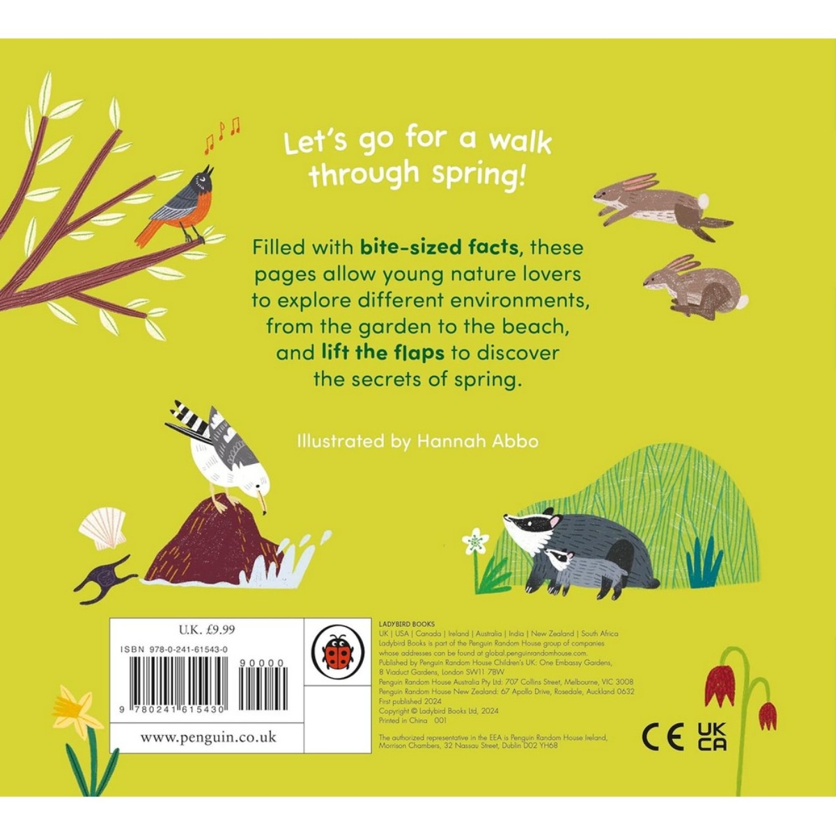 A Walk in Spring: ارفع اللوحات لاكتشاف أسرار الربيع تأليف ليدي بيرد وروز كوبدن - 8 فبراير 2024