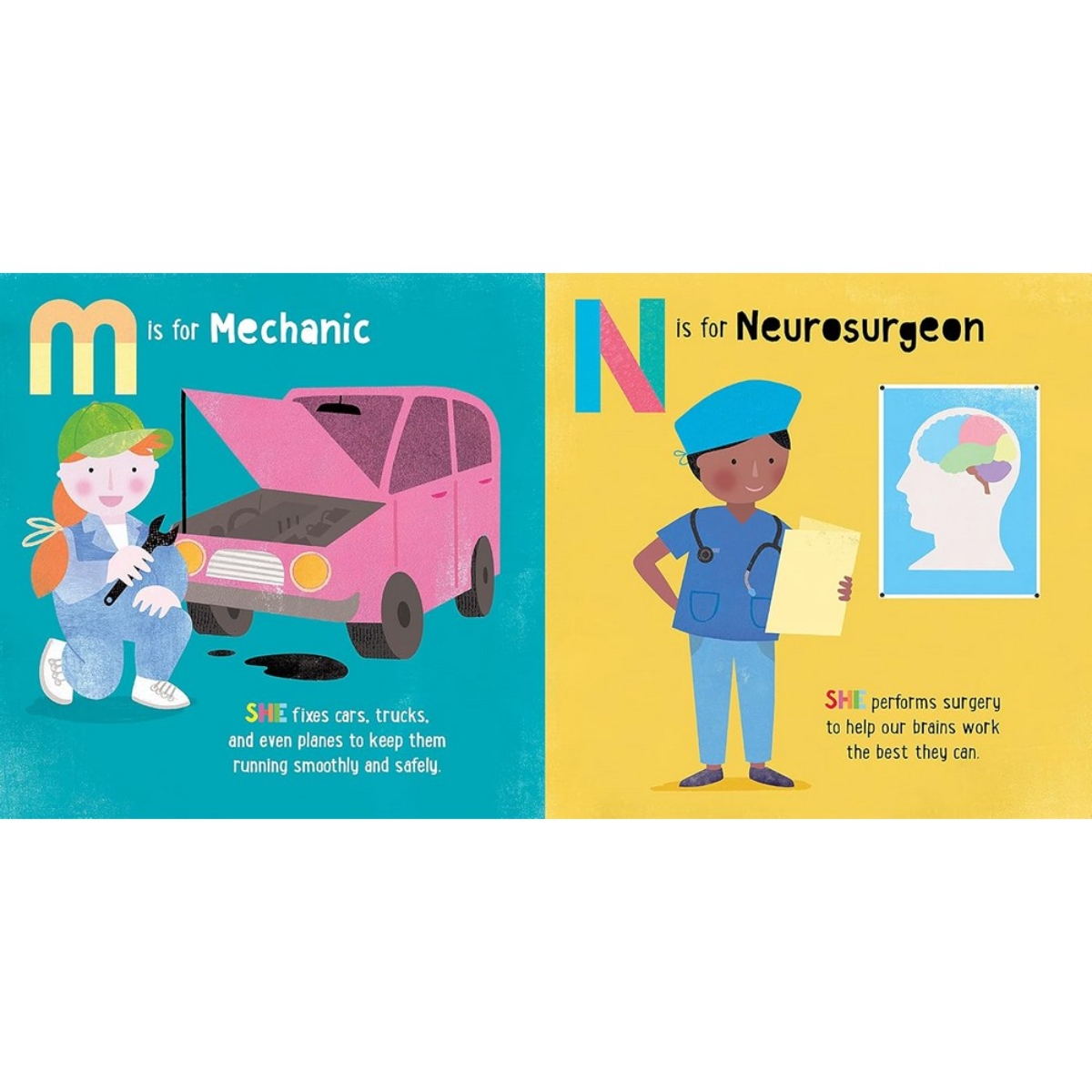 ABC for Me: ABC What Can She Be? by Sugar Snap Studio - 4 Jan 2022