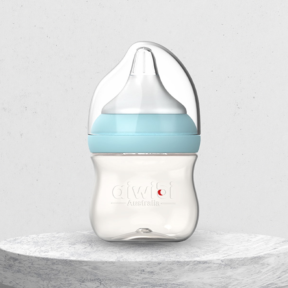 Aiwibi 120ml New Born Baby Blue Feeding Bottle Toddler, 0-2 Years