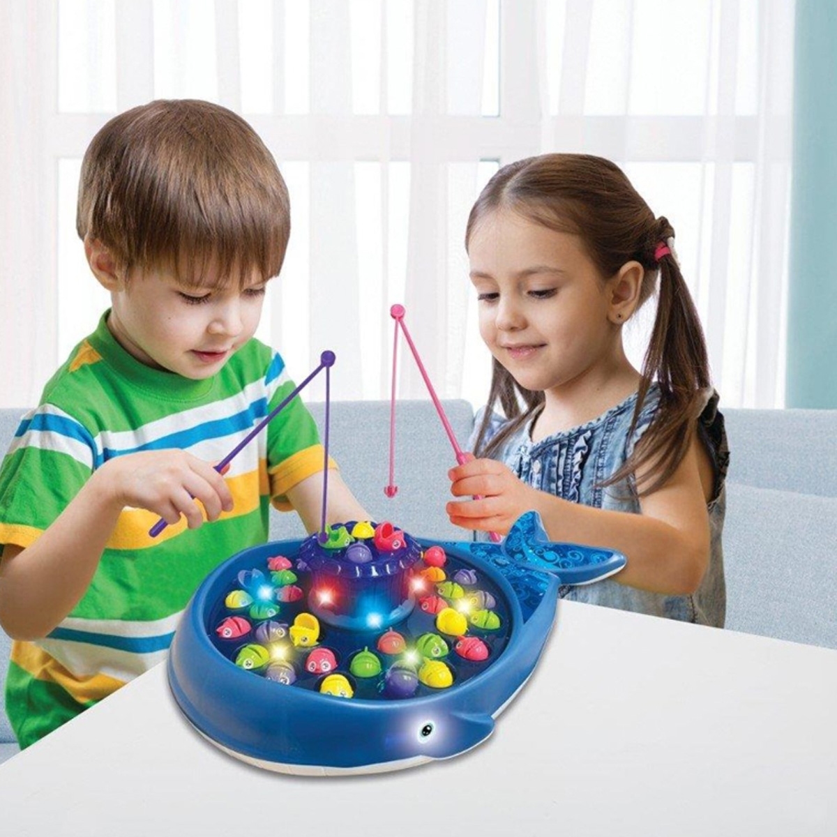 أمباسادور لعبة صيد الحوت السحري للجنسين، 3-4 سنوات