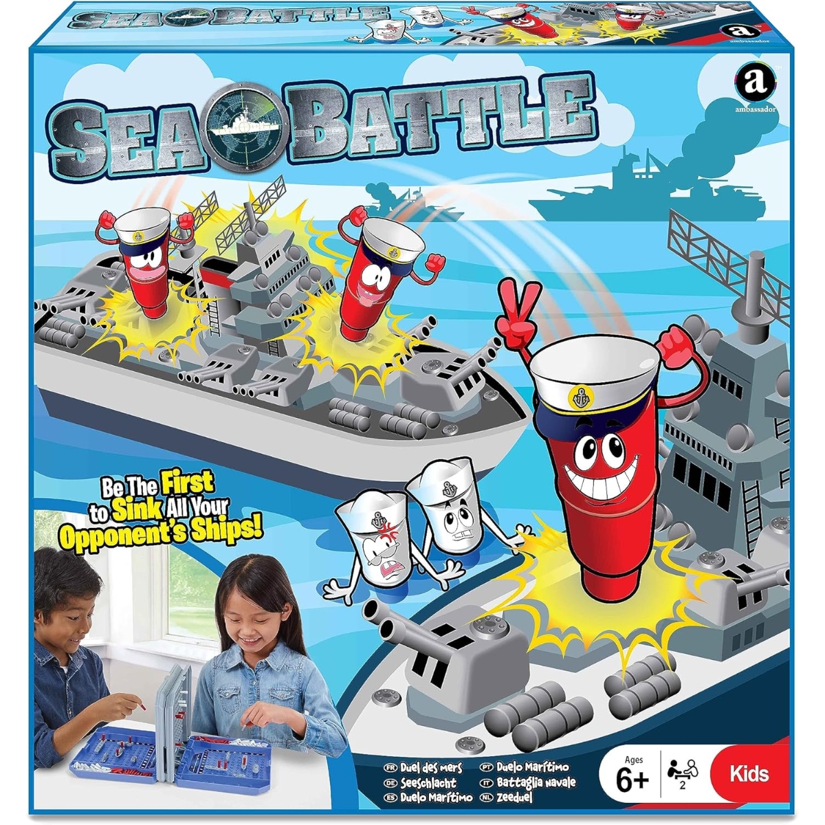 أمباسادور لعبة معركة بحرية للجنسين، 5-7 سنوات