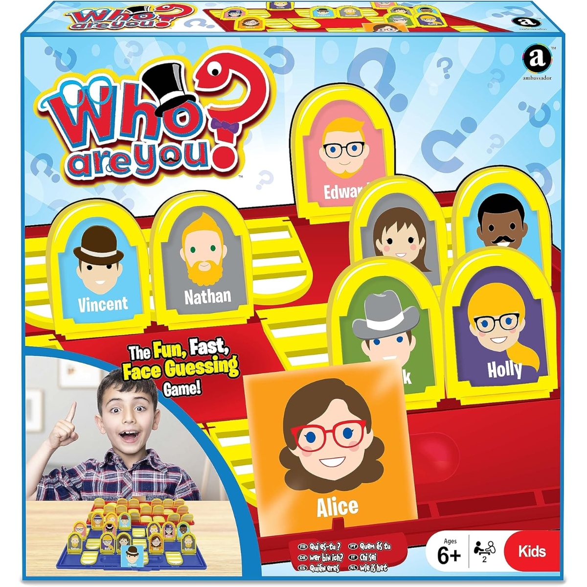 أمباسادور هو آر يو؟ لعبة للجنسين، 5-7 سنوات