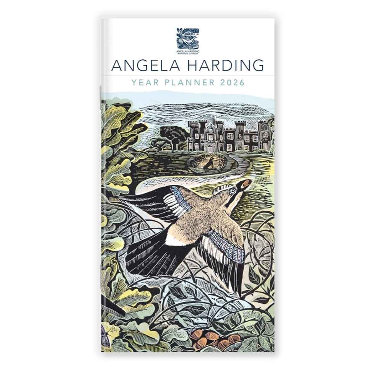 Angela Harding: Knepp Jay & Oak Tree 2026 Year Planner - Month to View by Flame Tree Studio - 15-07-2025