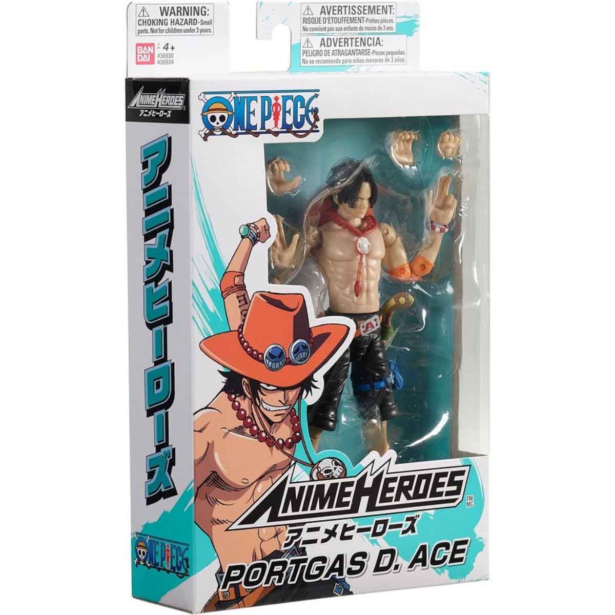 Anime Heroes 6.5″ One Piece Portgas D. Ace Action Figure Unisex, 5-7 Years