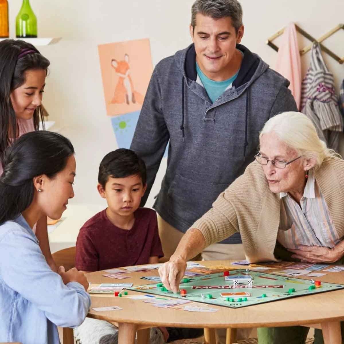 أنكيت تويز مجموعة لعبة لوحية 4 في 1 مع مونوبولي كلاسيك، للجنسين، 8-10 سنوات