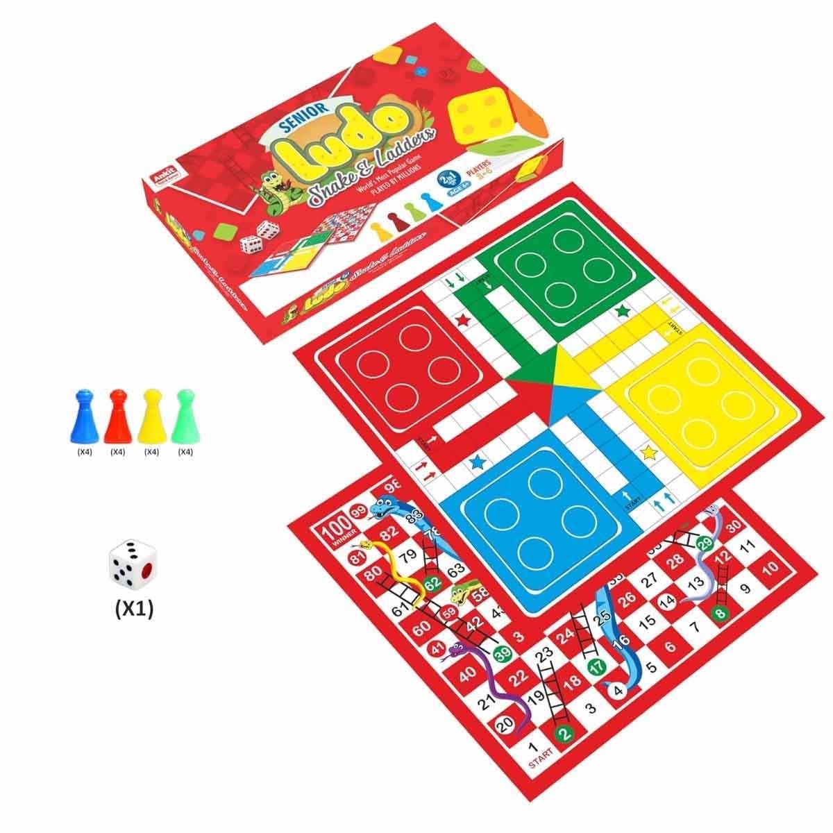 Ankit Toys Board Game + Jigsaw Puzzle with Ravensburger Spinosaurus & Construction Site Puzzle Bundle Unisex, 5-7 Years