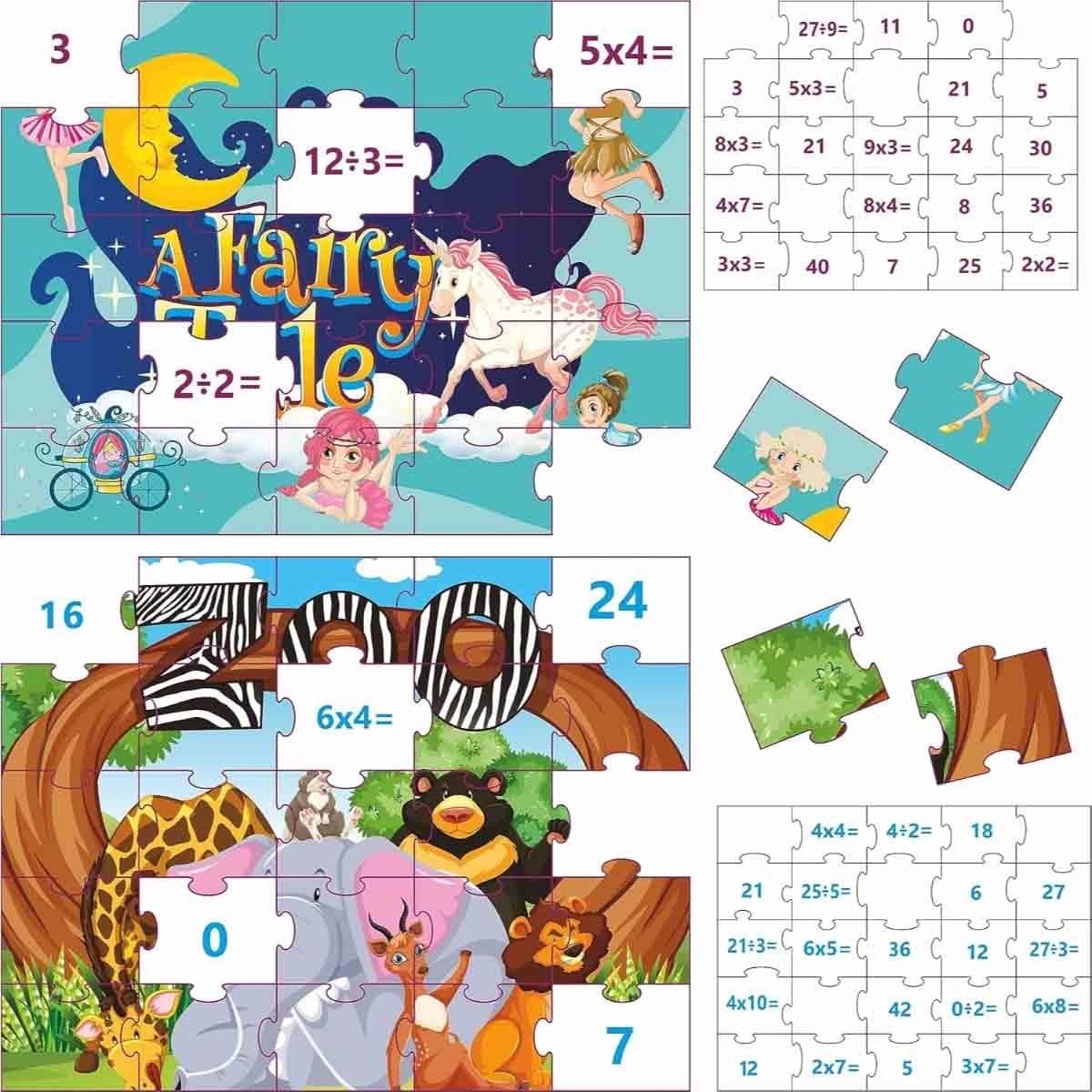 Ankit Toys International Business with Early Learner 4-in-1 & Ravensburger Puzzle Bundle Unisex, 5-7 Years