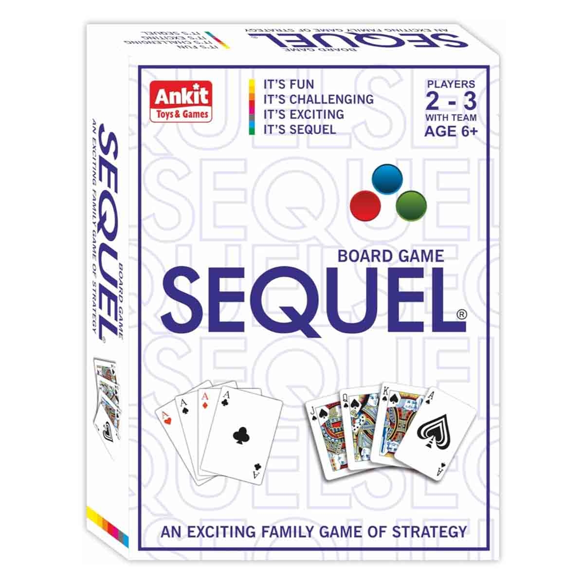 Ankit Toys Sequel Board Game Unisex, 5-7 Years