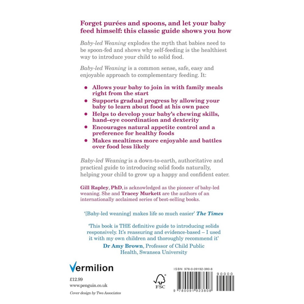 Baby-led Weaning : مساعدة طفلك على حب الطعام الجيد تأليف جيل رابلي وتريسي موركت - 6 نوفمبر 2008