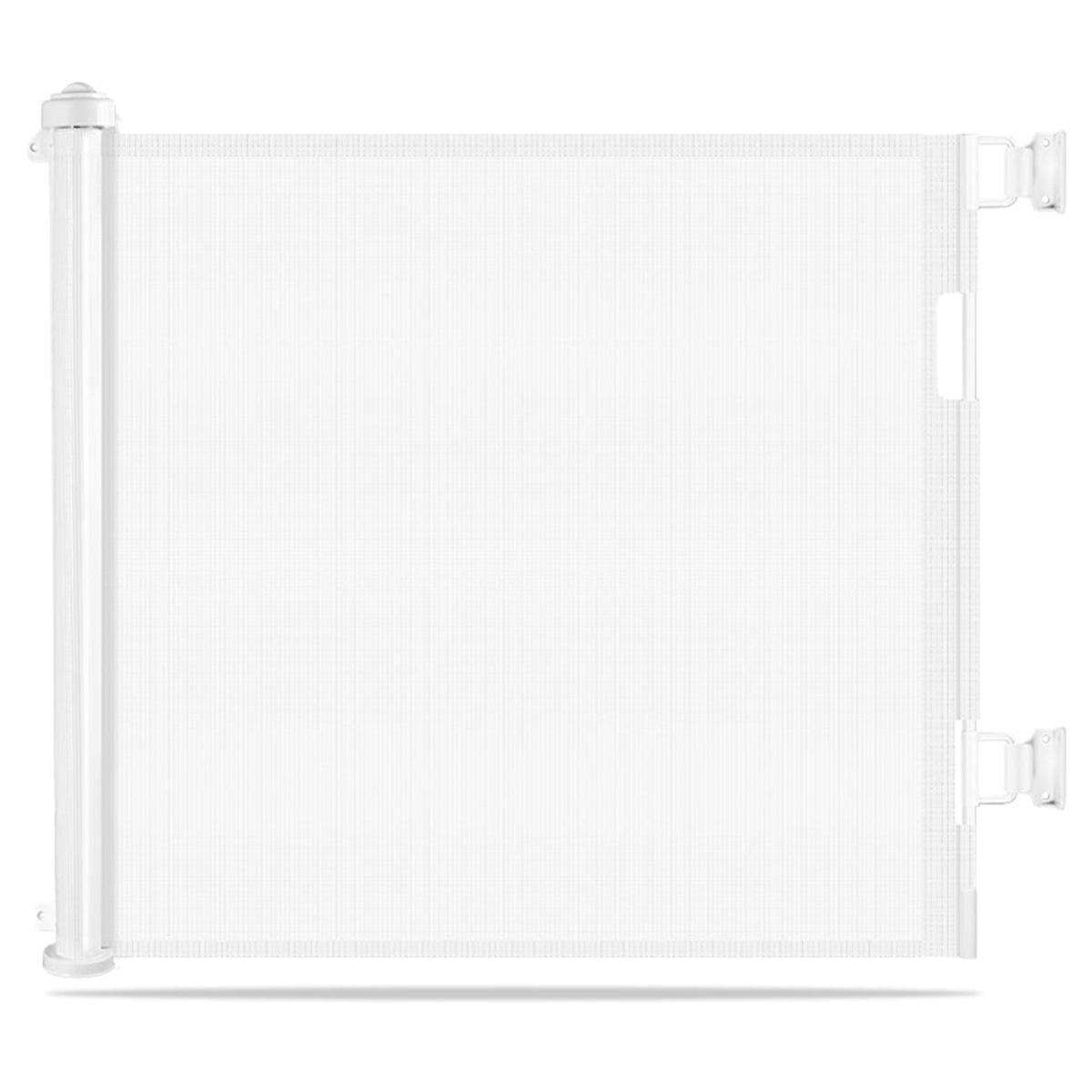 Baby Safe White Retractable Mesh Gate Toddler, 0-2 Years