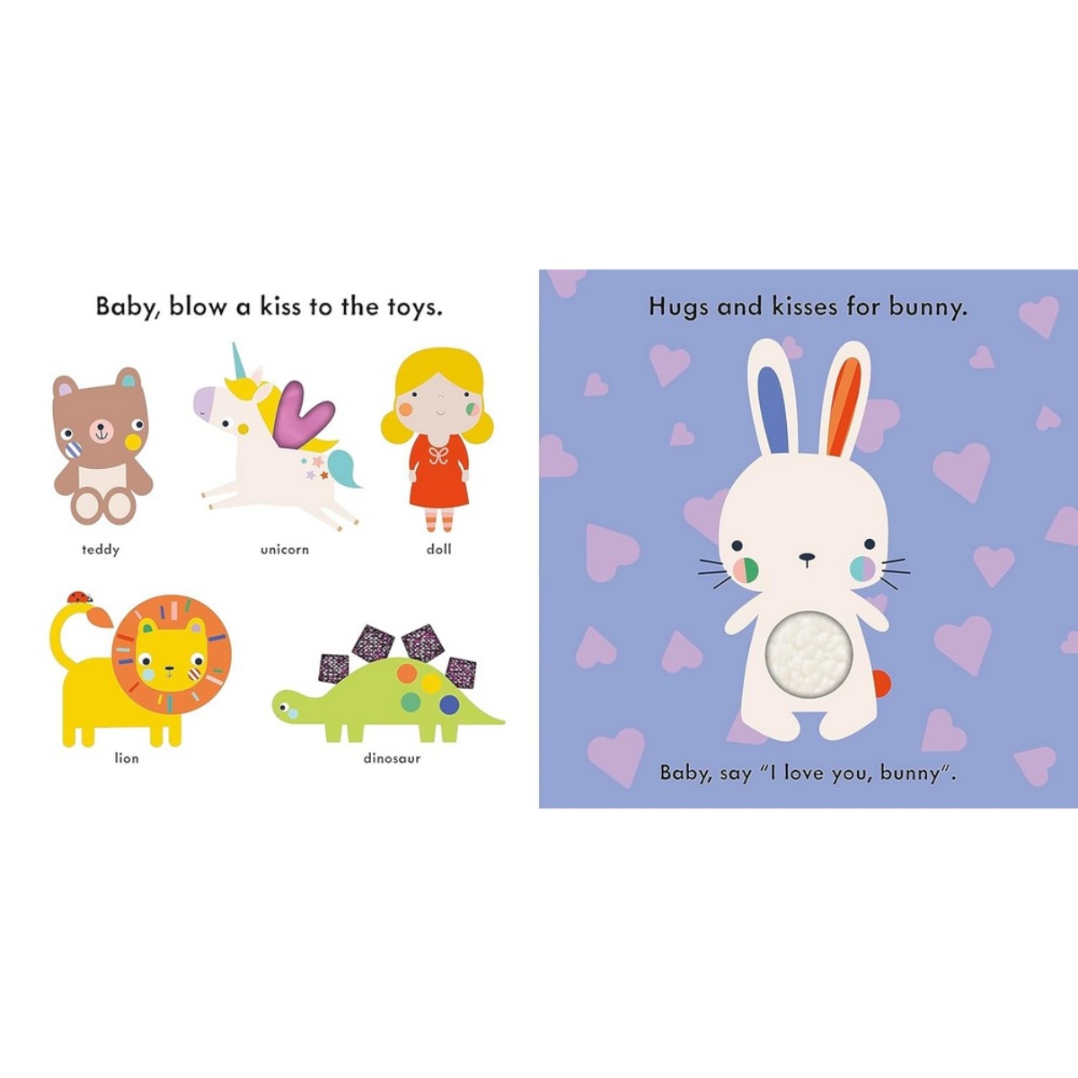 Baby Touch: Hugs and Kisses : كتاب تفاعلي للمس واللعب تأليف ليدي بيرد - 4 أبريل 2024