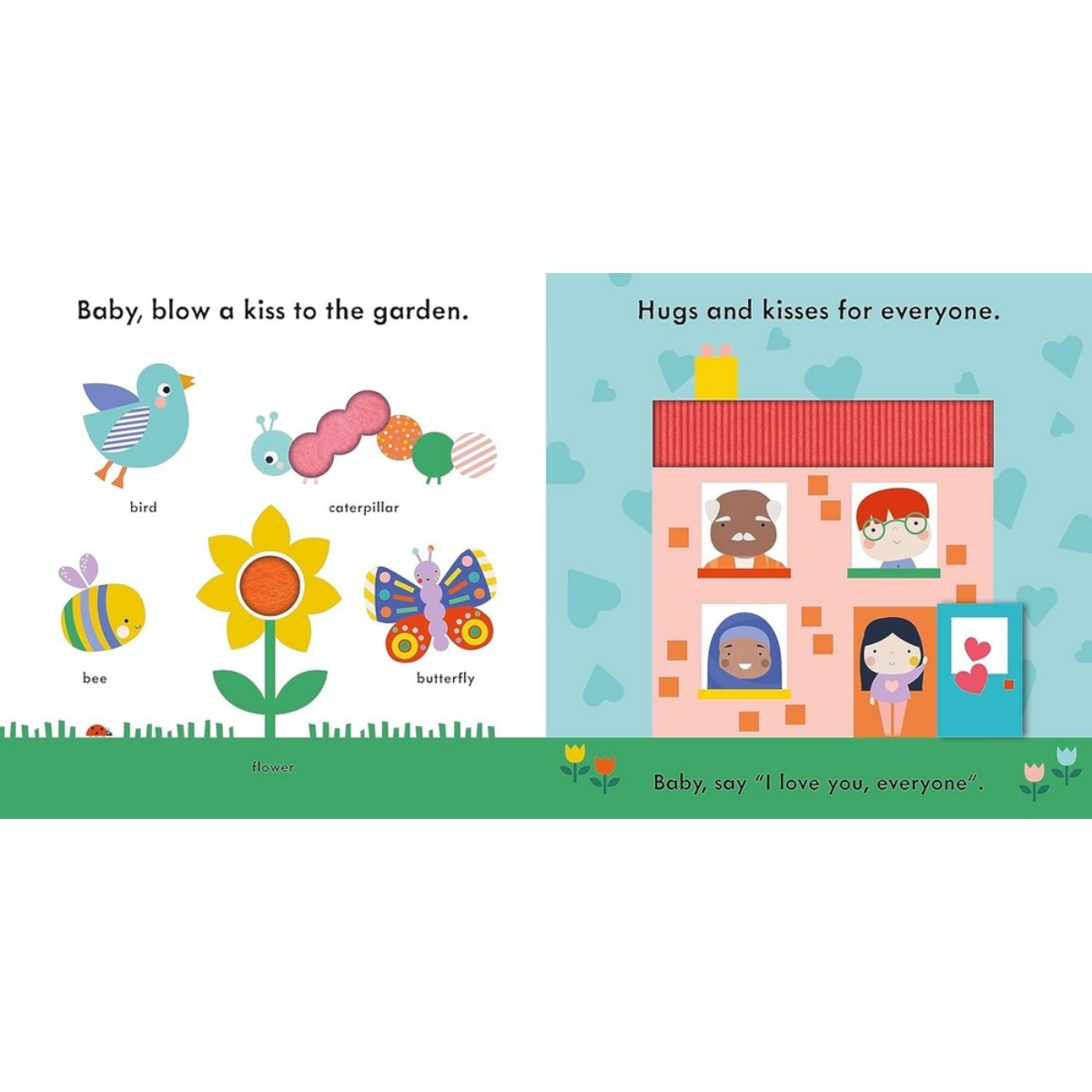 Baby Touch: Hugs and Kisses : كتاب تفاعلي للمس واللعب تأليف ليدي بيرد - 4 أبريل 2024