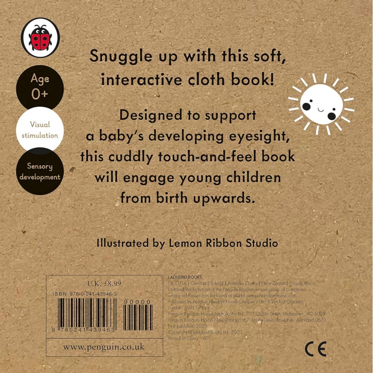 Baby Touch: My First Book: A Black-and-White Cloth Book by Ladybird - 15 Oct 2020
