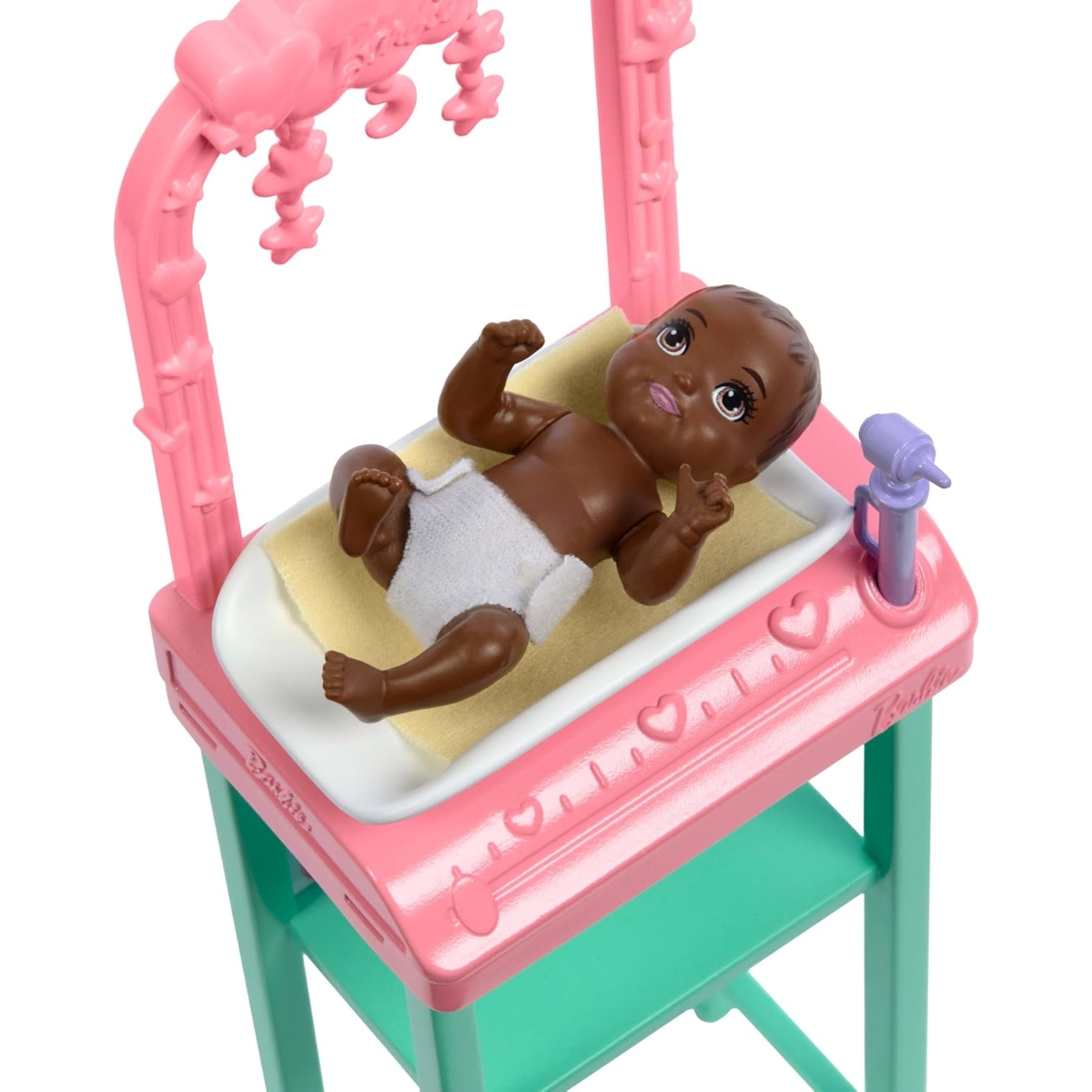 باربي مجموعة طبيبة أطفال بشعر أشقر للبنات، 3-4 سنوات