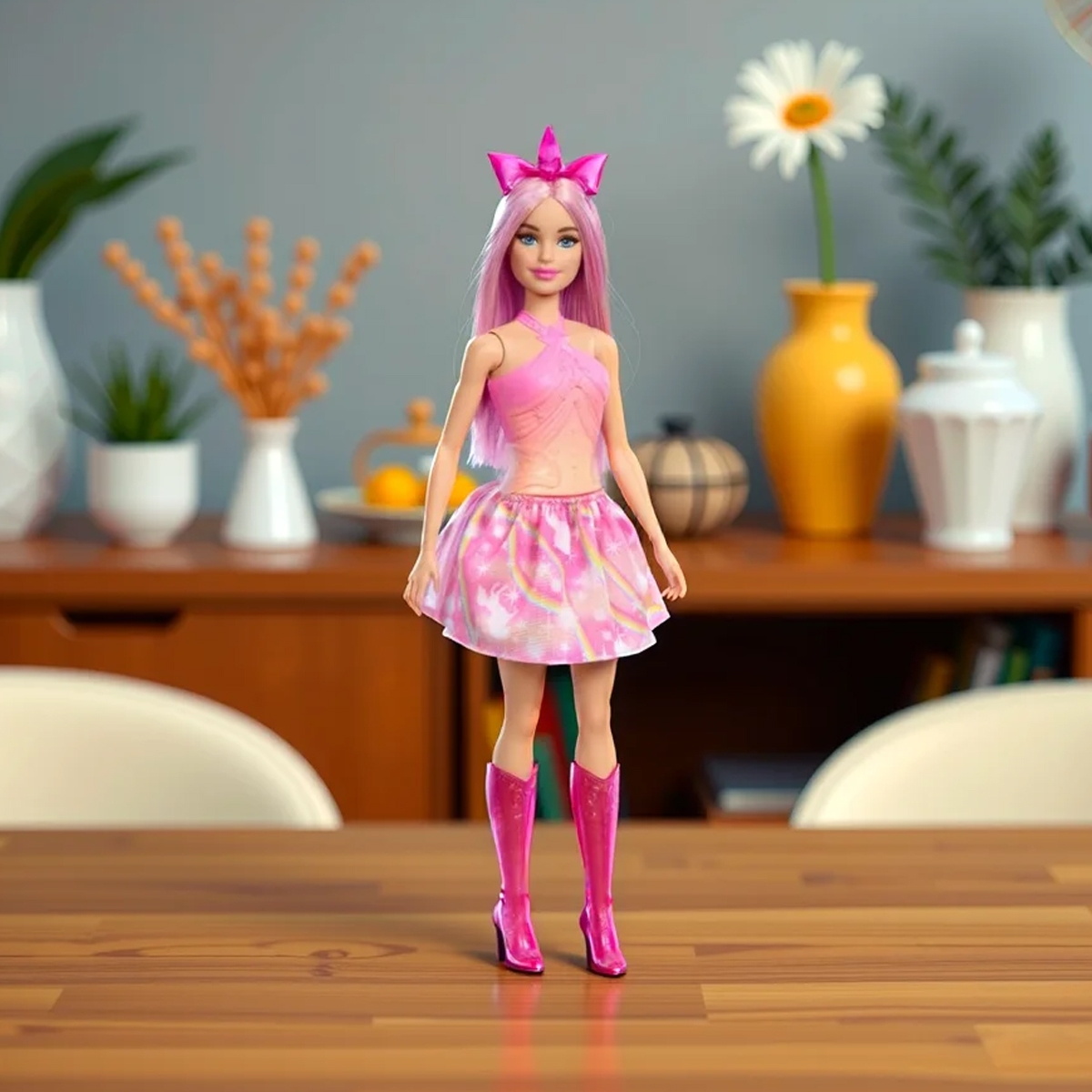 باربي دمية فاشن دريم توبيا يونيكورن للبنات، 3-4 سنوات