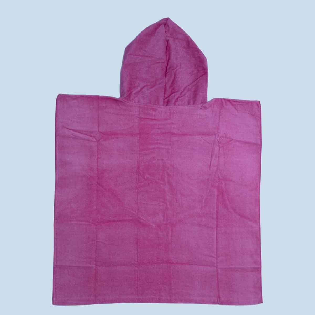 باربي منشفة أطفال بقلنسوة ناعمة باللون الوردي للبنات من عمر 3-4 سنوات