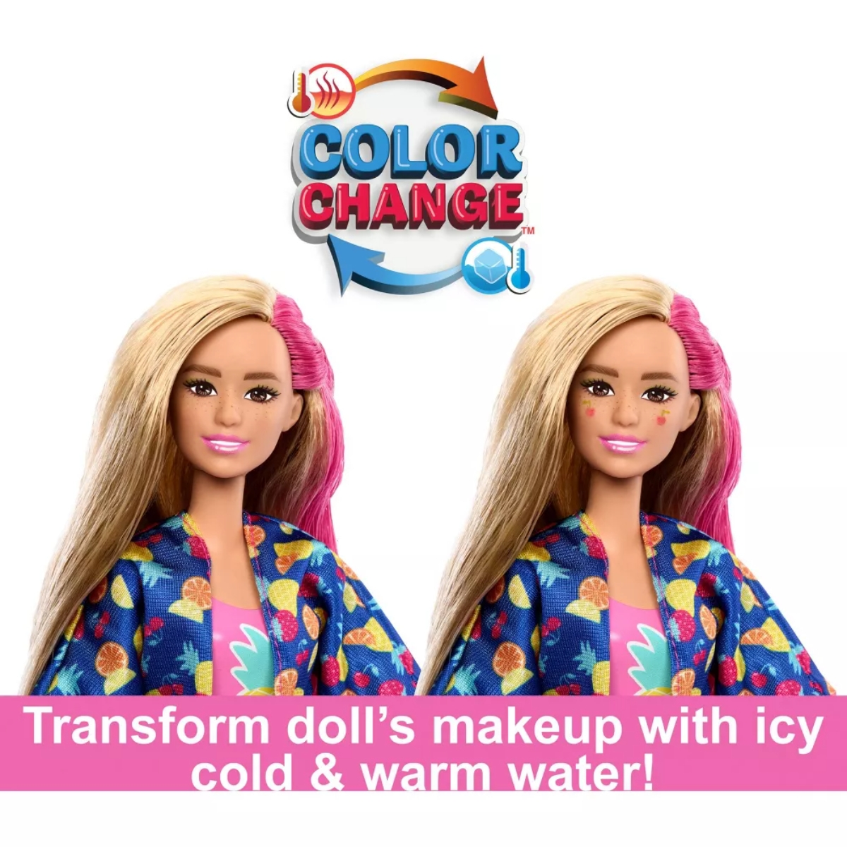 باربي مجموعة بوب ريفيل فواكه سموذي استوائي للبنات، 3-4 سنوات