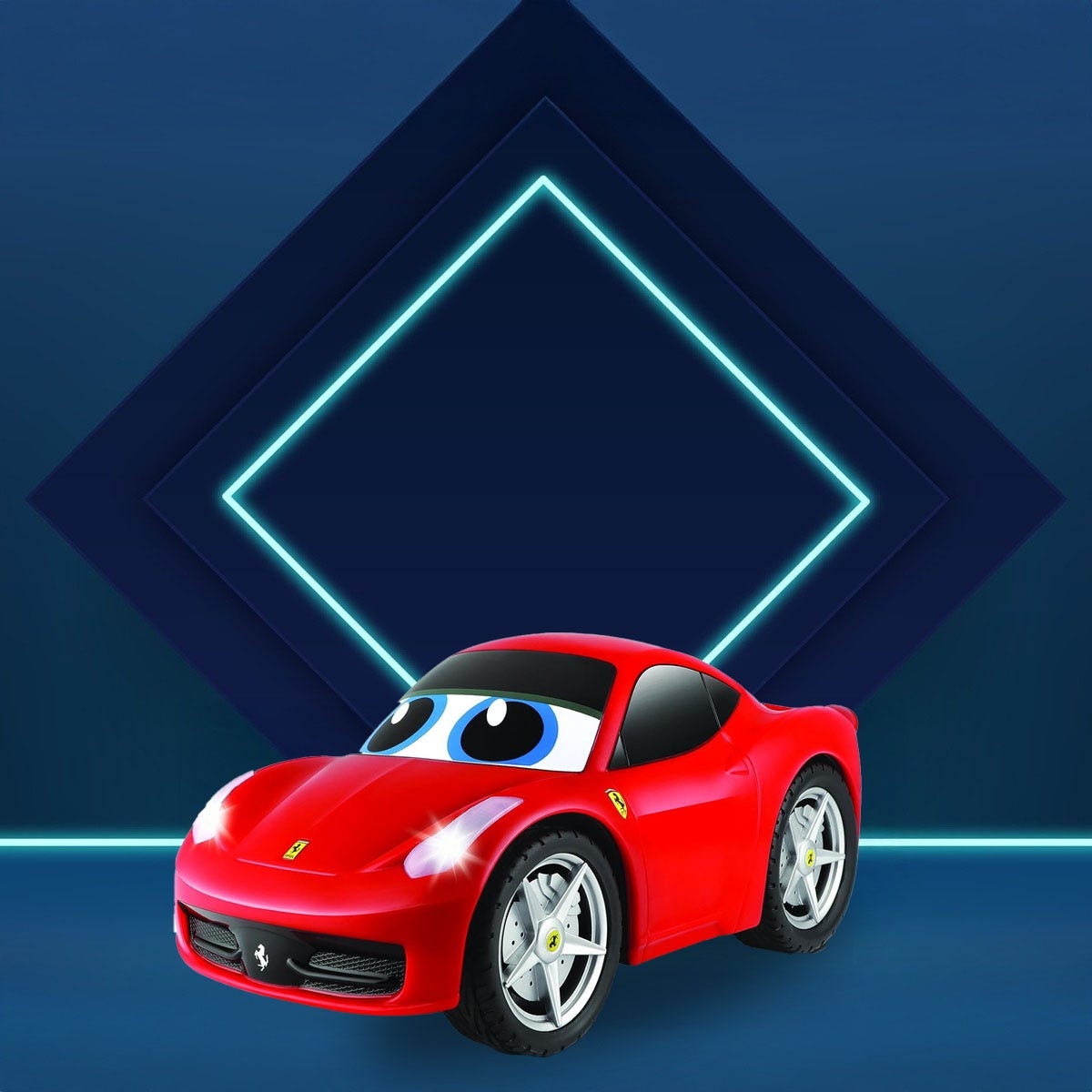 بي بي جونيور سيارة تحكم عن بعد فيراري متنوع للجنسين، 3-4 سنوات