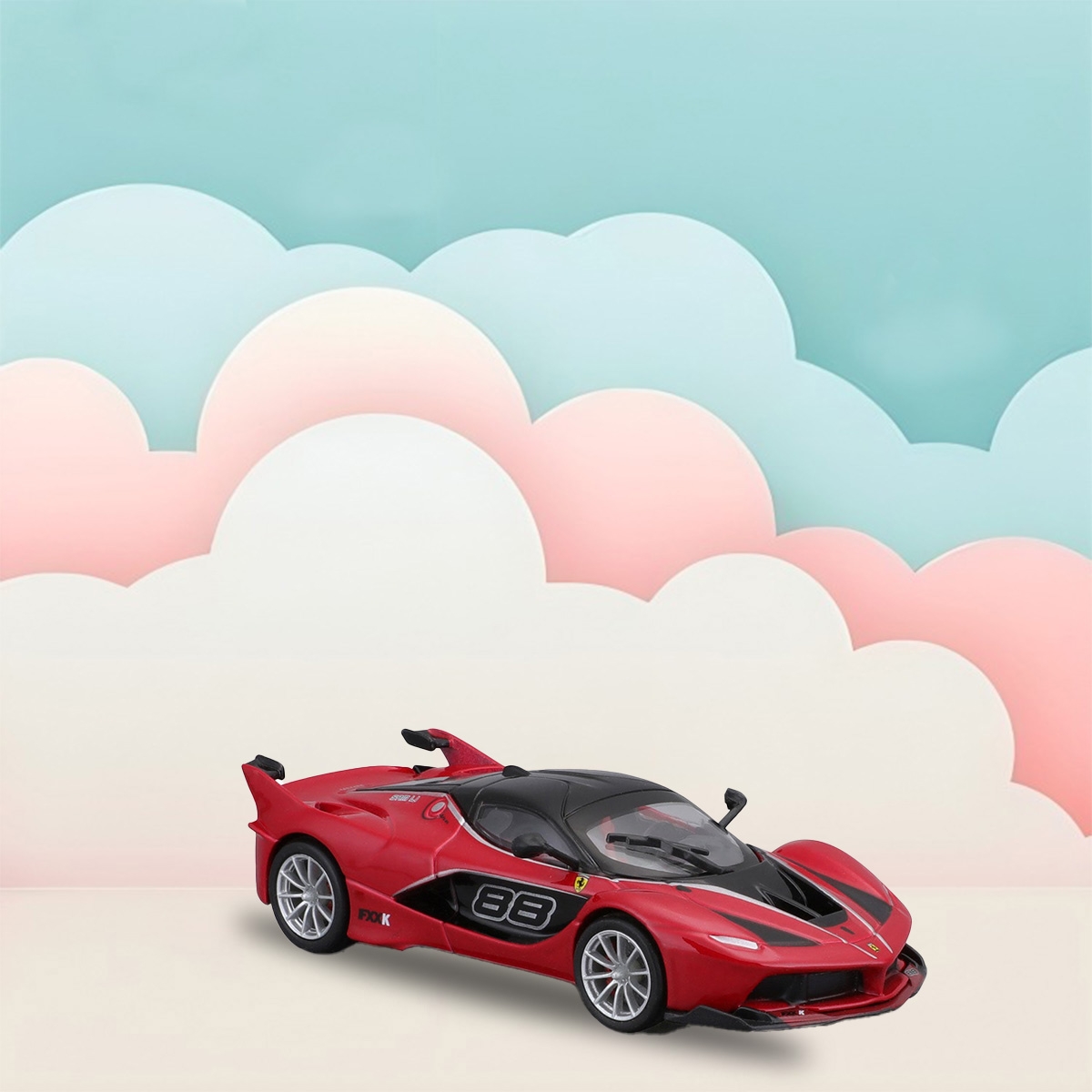 بوراجو سلسلة سيغنتشر فيراري FXX K بمقياس 1:43 للأولاد، 13+ سنوات