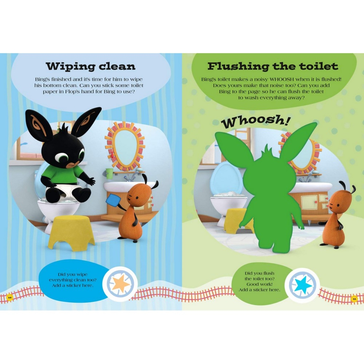 Bing: My Toilet Train Sticker Book تأليف HarperCollins Children’s Books - 7 يناير 2021