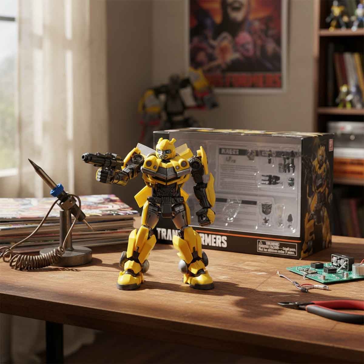 بلوكيس ترانسفورمرز 71142 كلاسيك كلاس 02 بامبلبي 4 انش مجسم أكشن قابل للتجميع – للجنسين، 13+ سنة