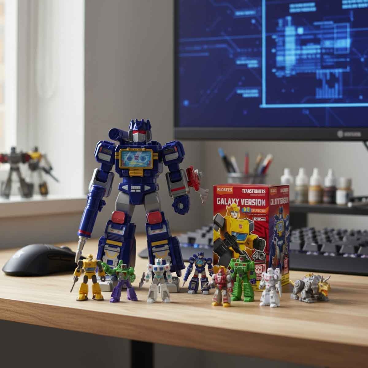 Blokees Transformers 71103 Galaxy Version 03 The Autobot Run Assorted Action Figure Model Kit Unisex, 13+ Years